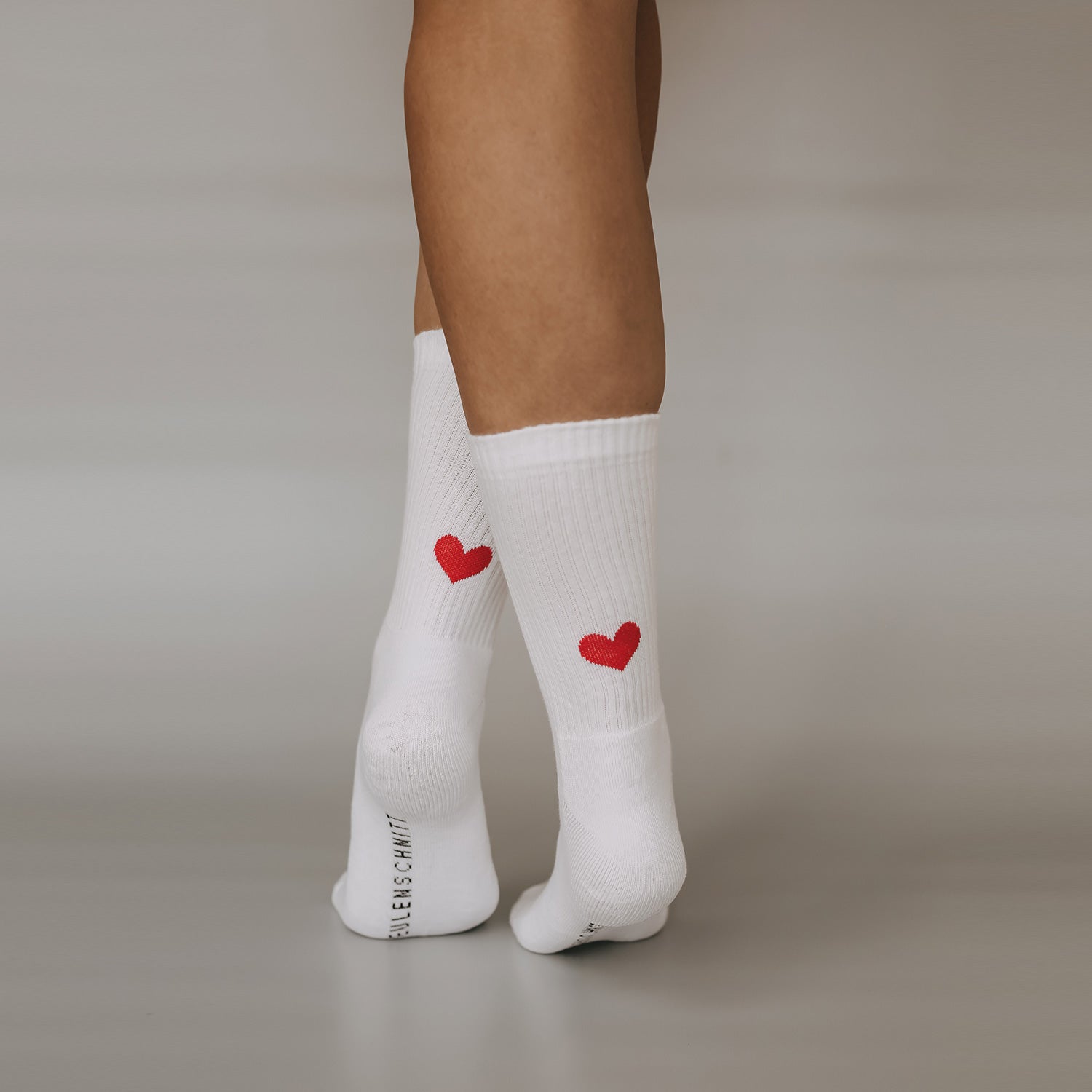 Calzini cuore rosso bianco 39-42 - Eulenschnitt