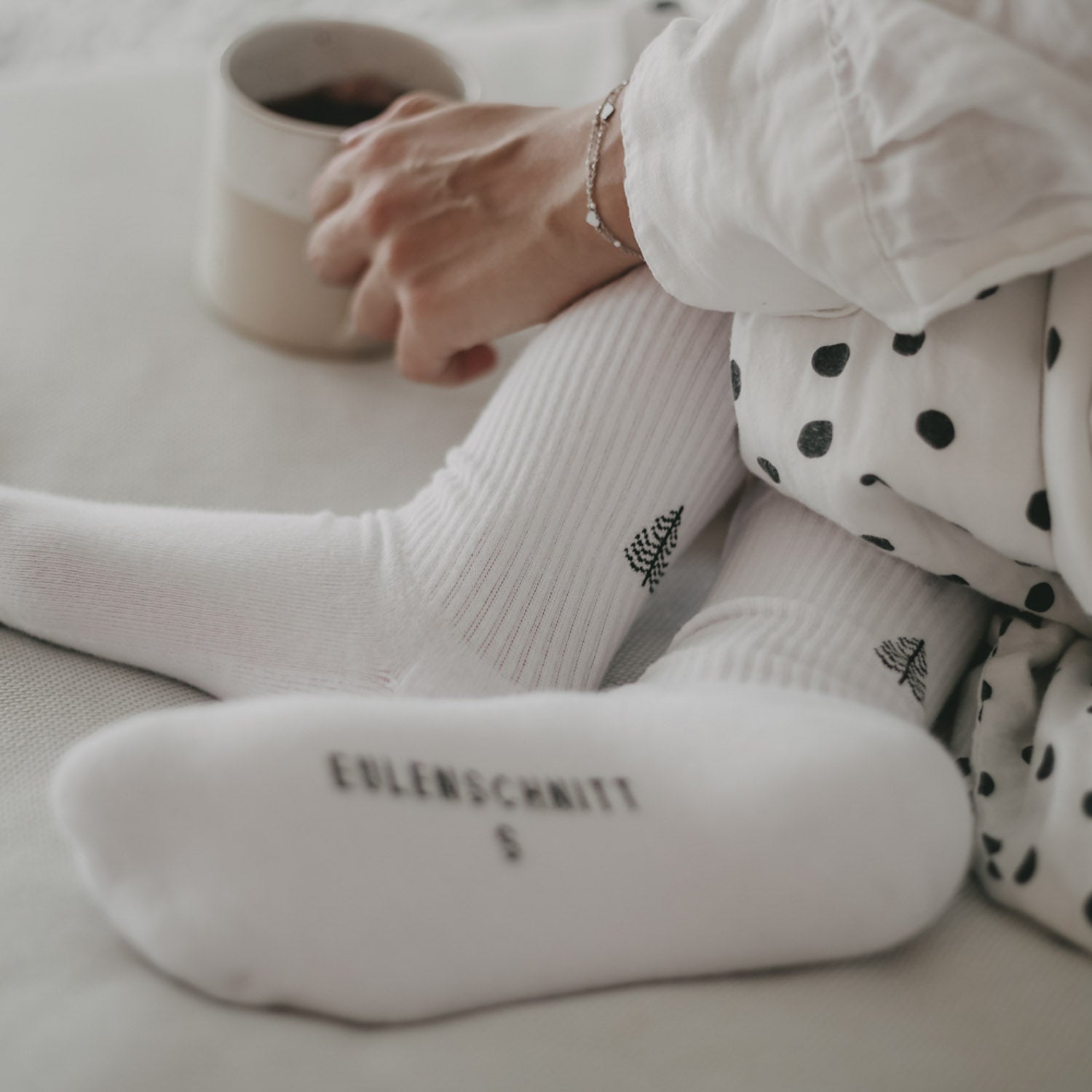 Chaussettes sapin blanc 39-42 - Eulenschnitt