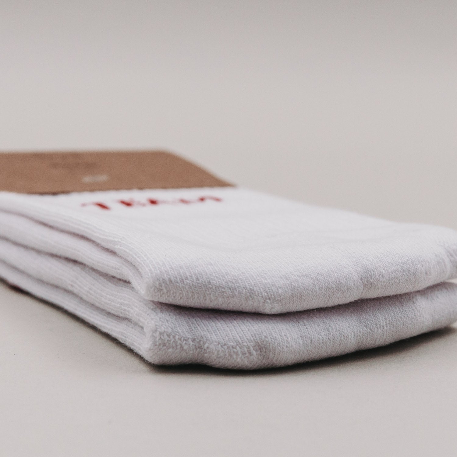 Socken "Team Glühwein" weiss 39–42 - Eulenschnitt
