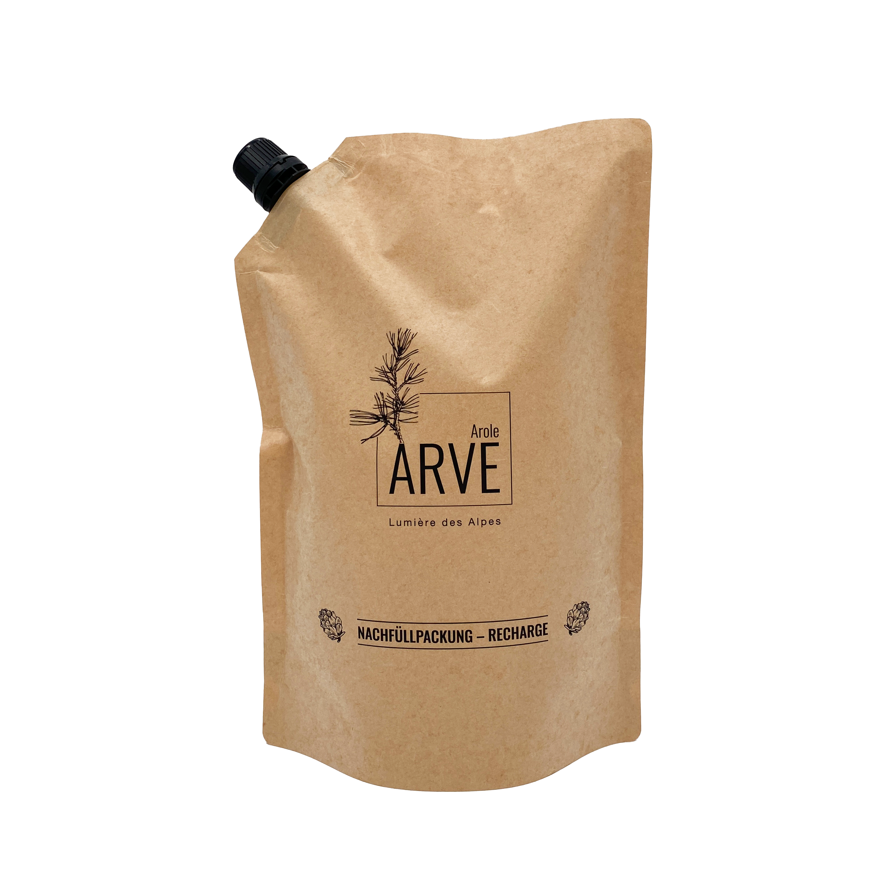 Spa Alpina – Flüssigseife Arve 1000ml Refill - Lumière des Alpes