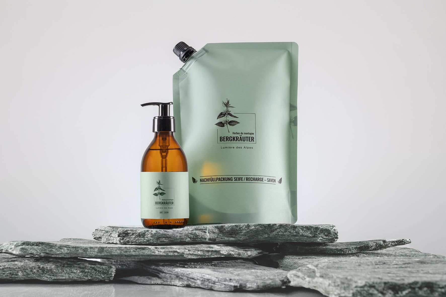 Spa Alpina – Flüssigseife Bergkräuter 250ml - Lumière des Alpes