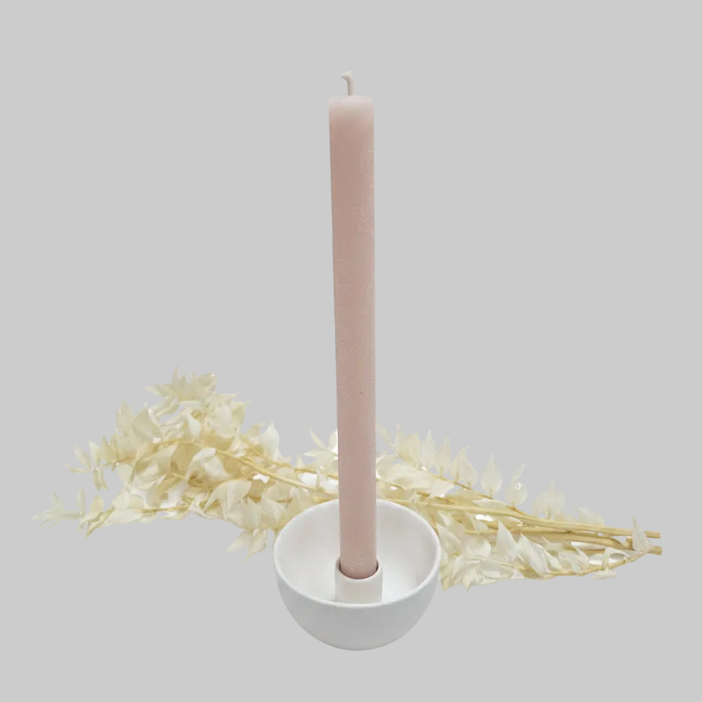 Stabkerze 28x2.2cm Zuckerwatte - Weizenkorn