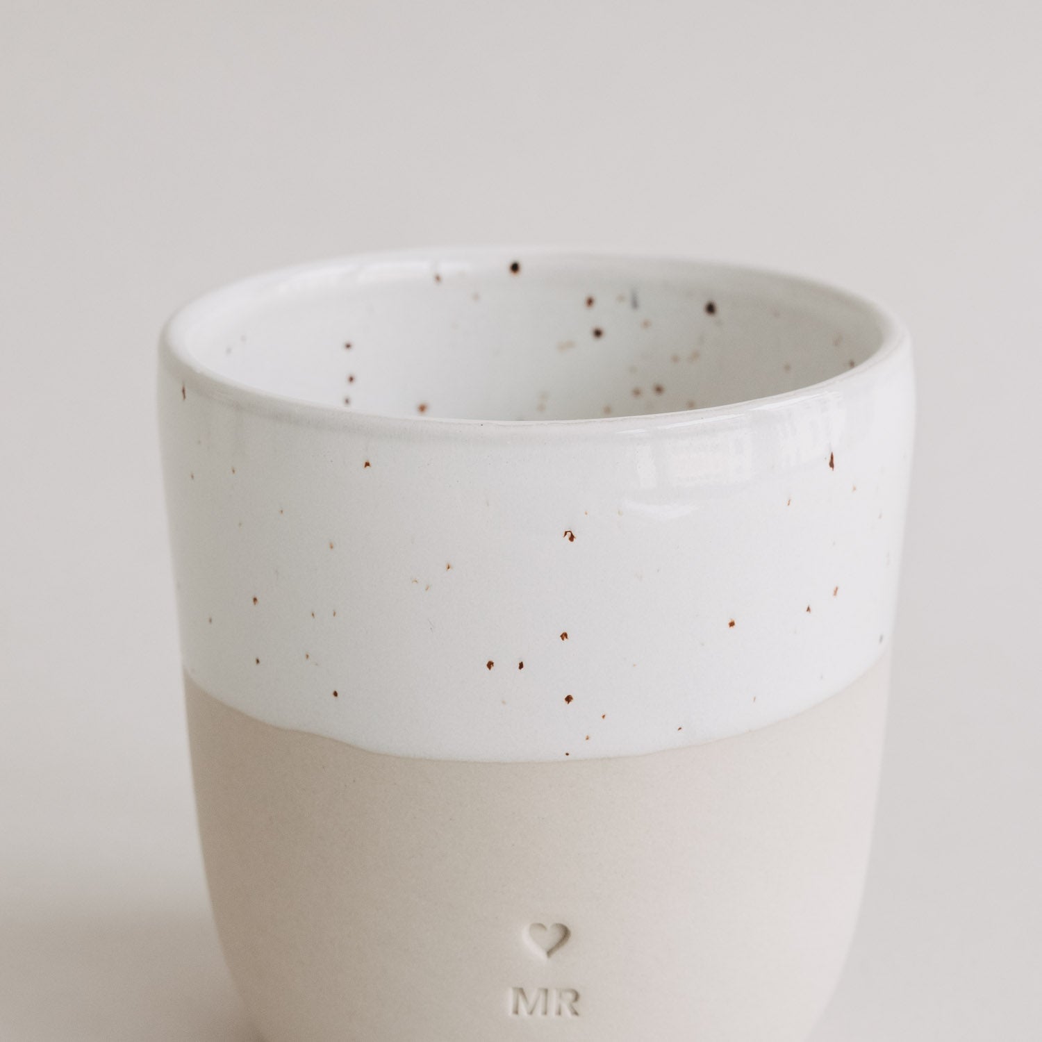 Stoneware mug "Mr" – handmade - Eulenschnitt