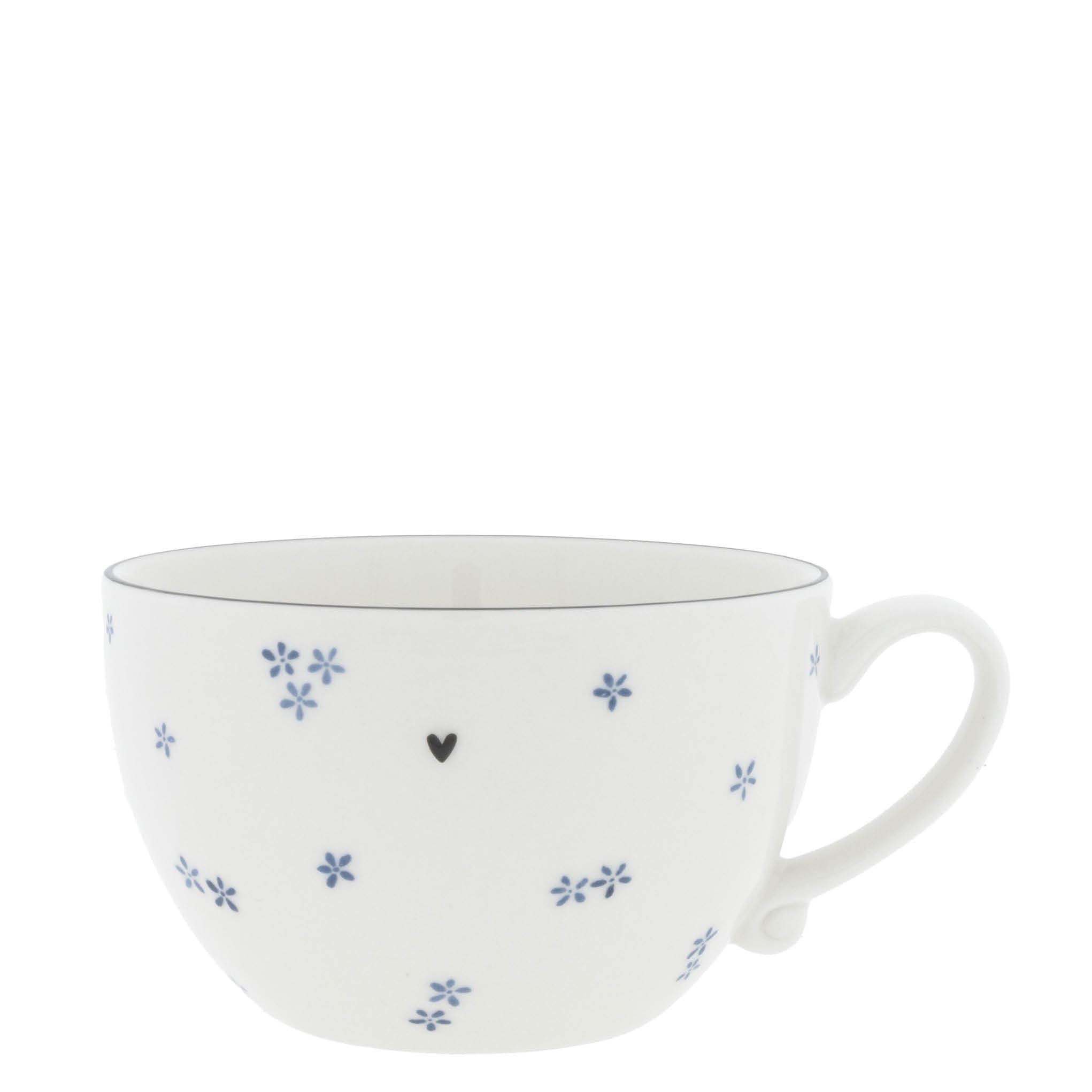 Suppentasse "daisies" klein iris blue - Bastion Collections