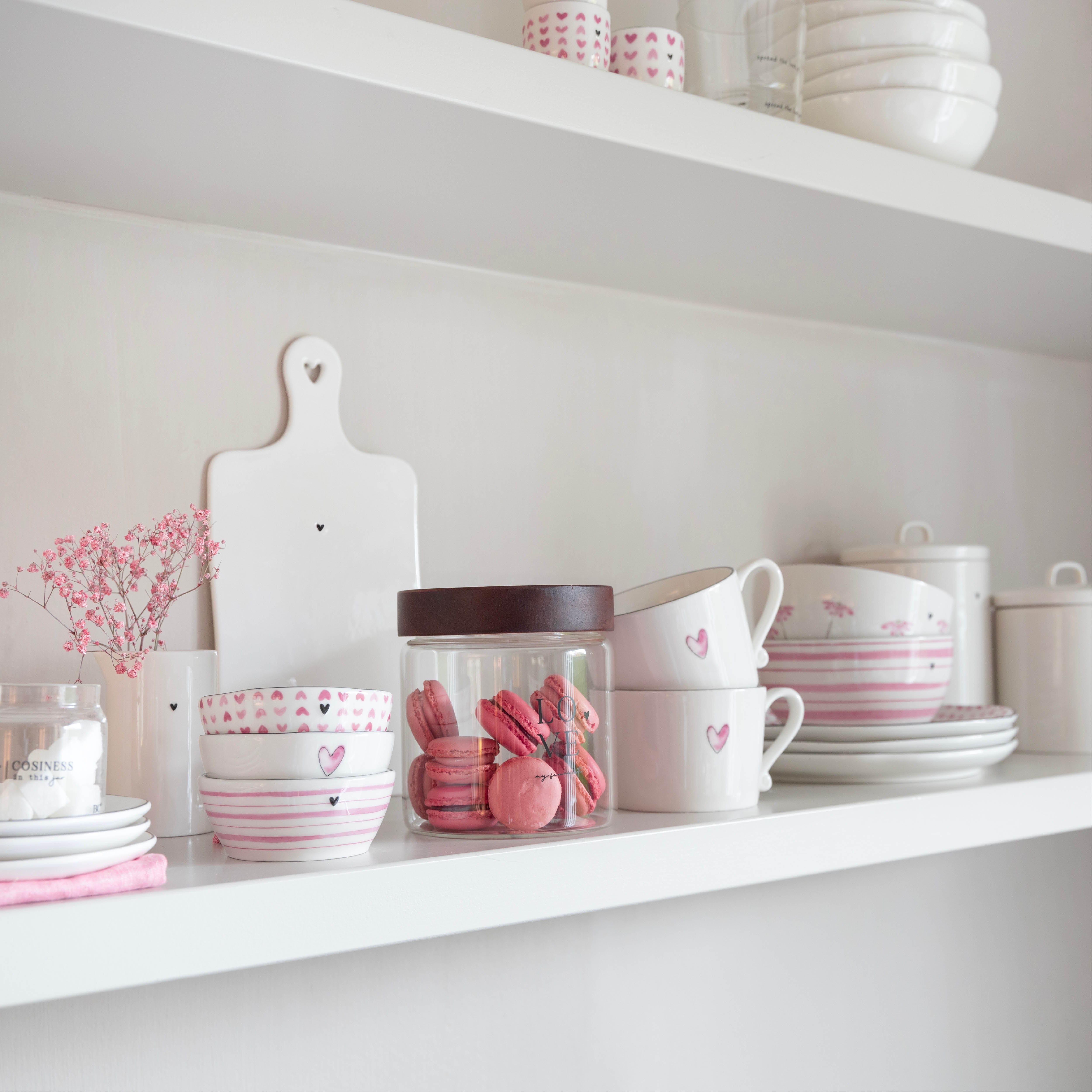 Tasse "big heart" gross rose - Bastion Collections