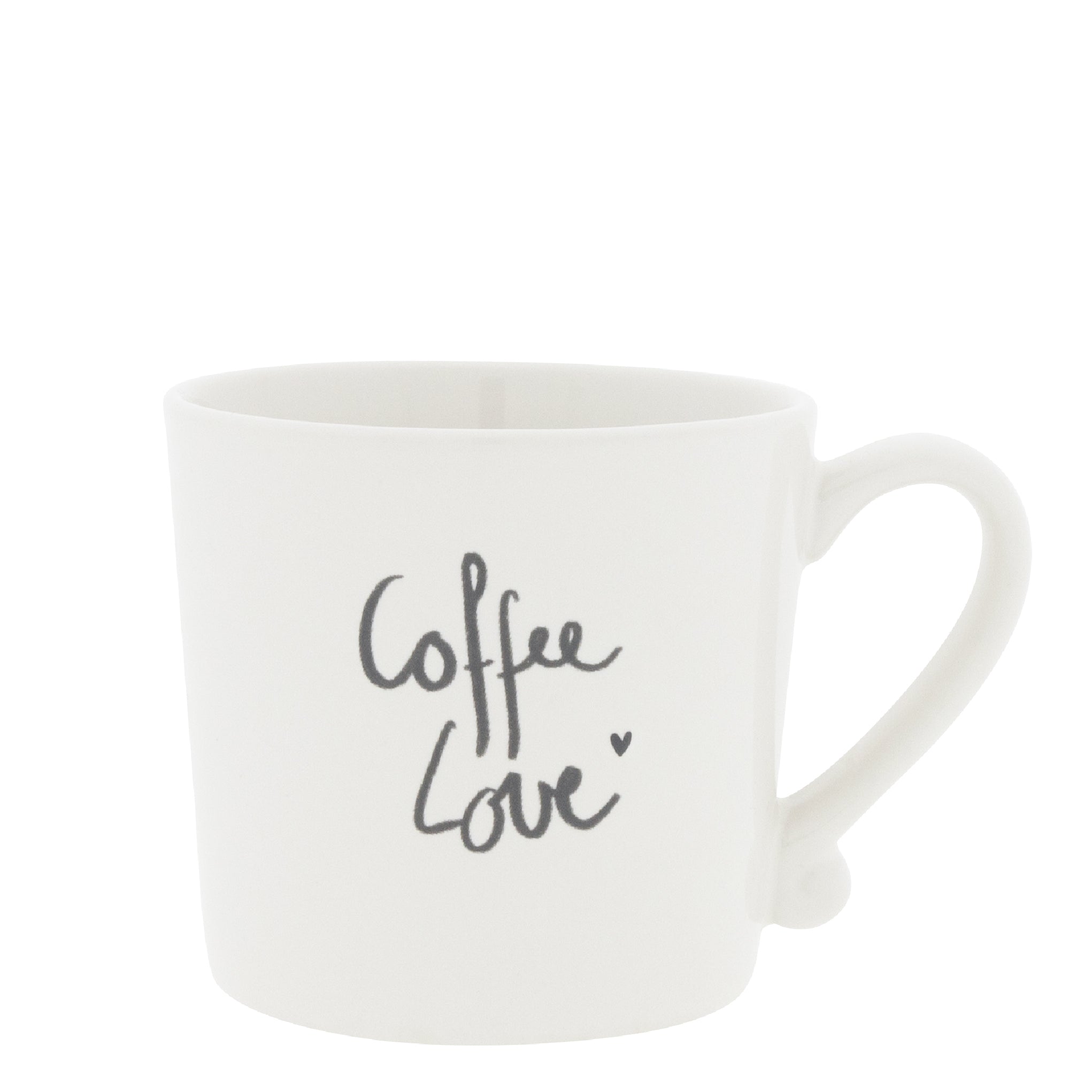 Cup "coffee love" black - Bastion Collections