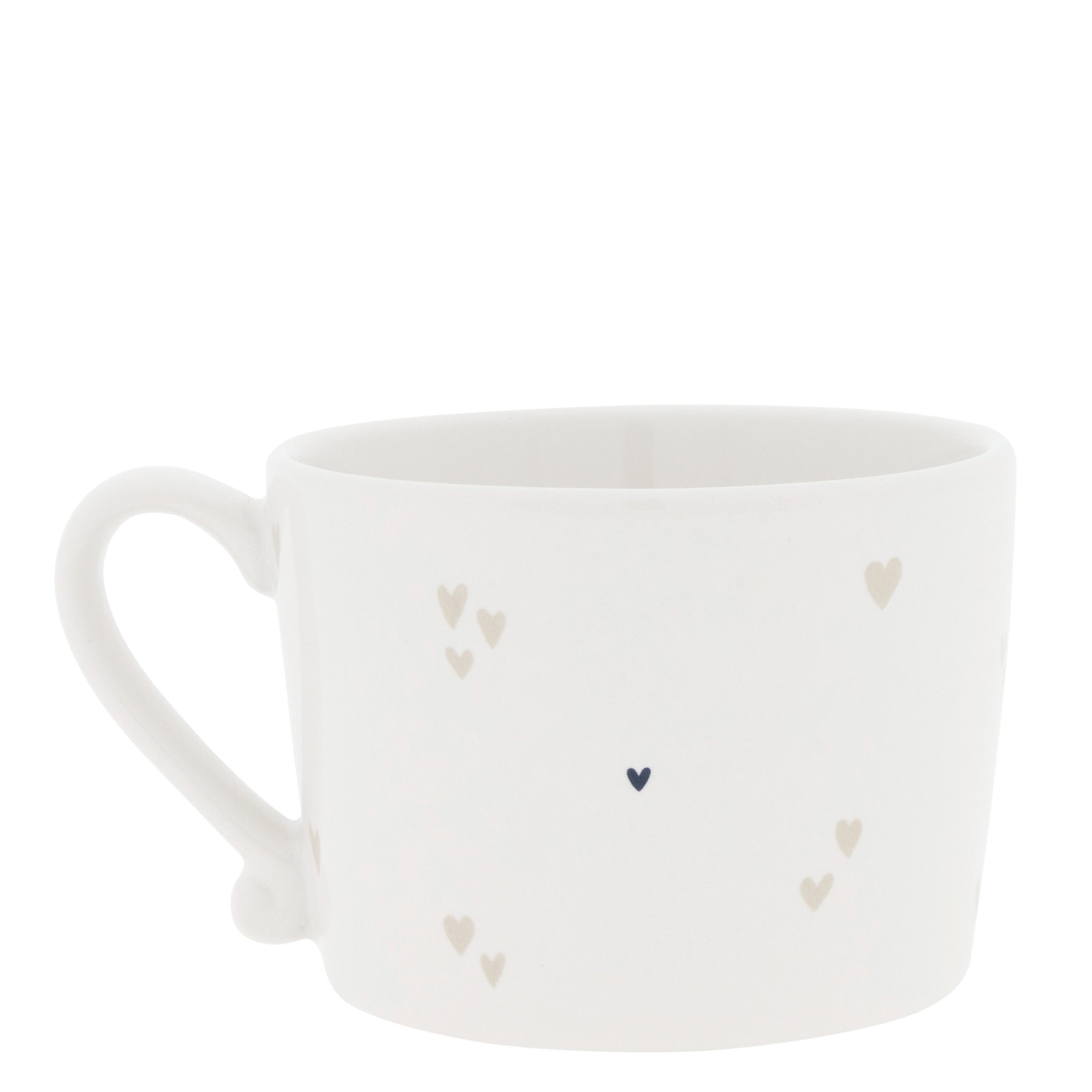 Tasse "hearts" gross beige - Bastion Collections
