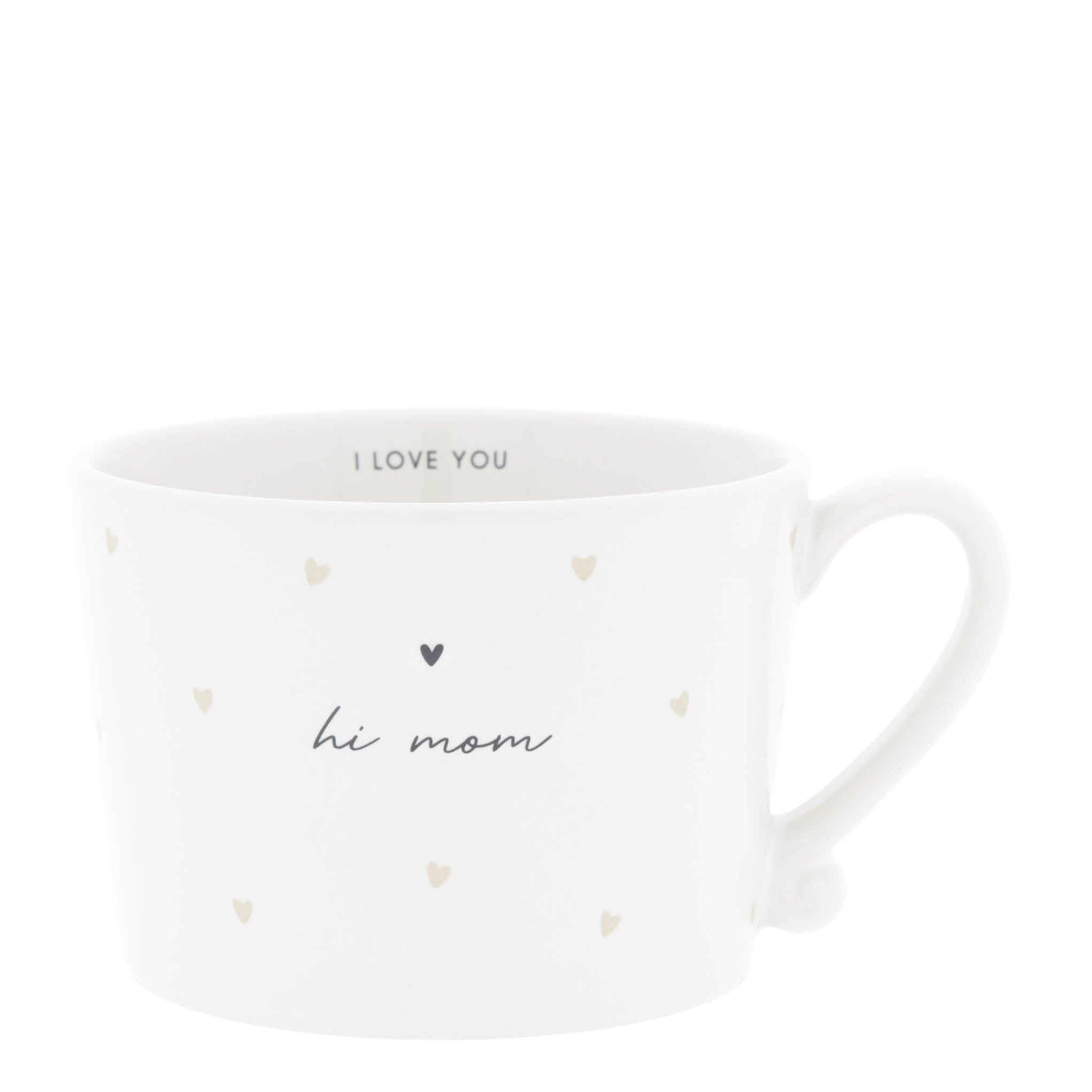 Tasse "hi mom" gross natural - Bastion Collections