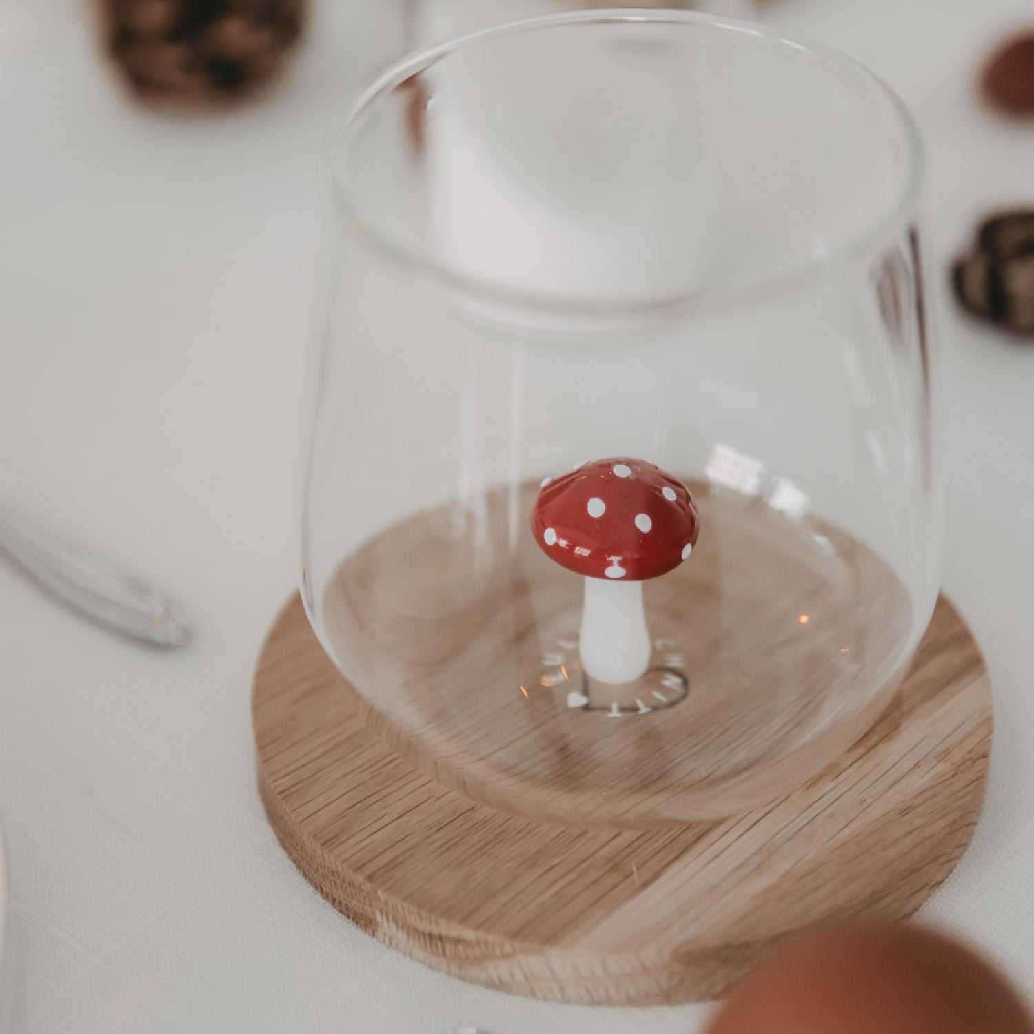 Drinking glass mushroom figurine - Eulenschnitt (Image 4)