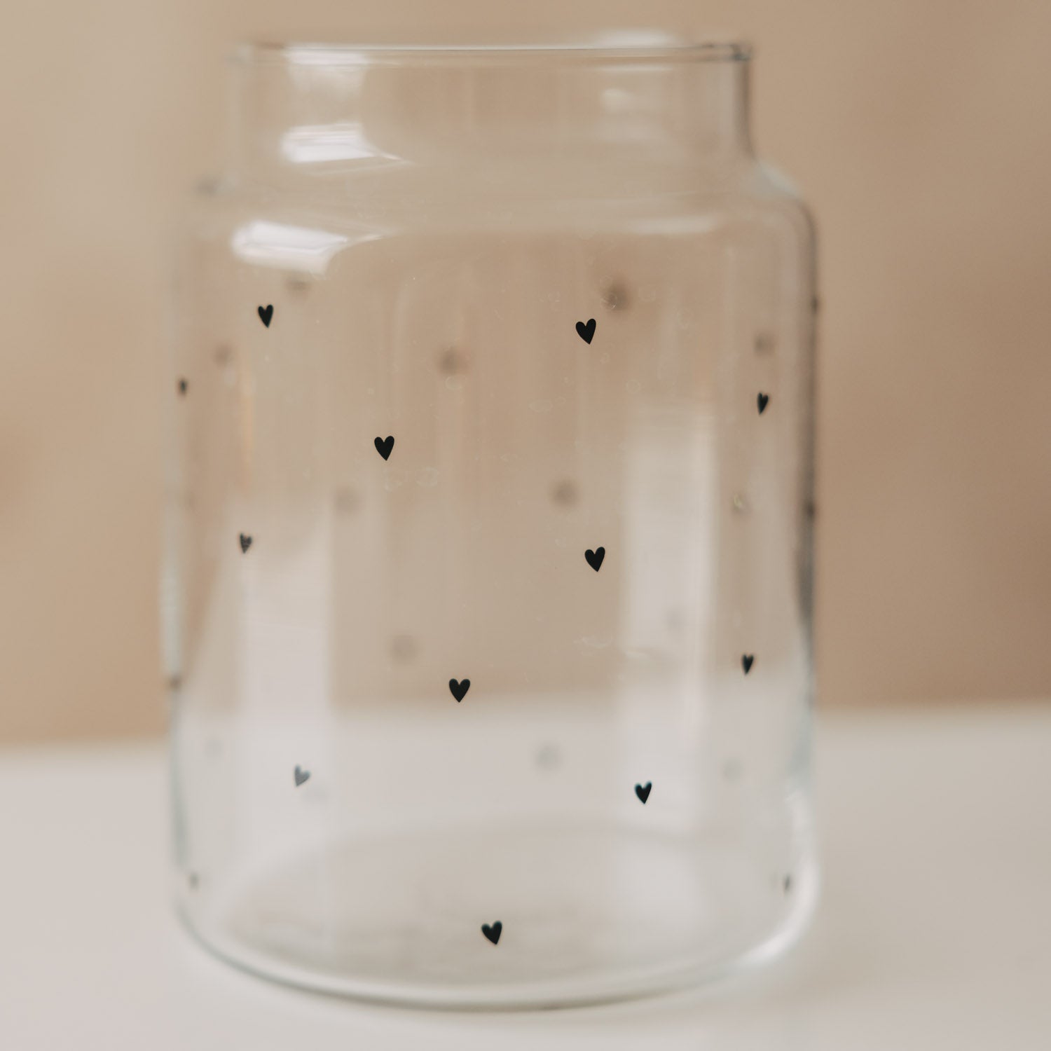 Glass vase hearts large black - Eulenschnitt (Image 10)