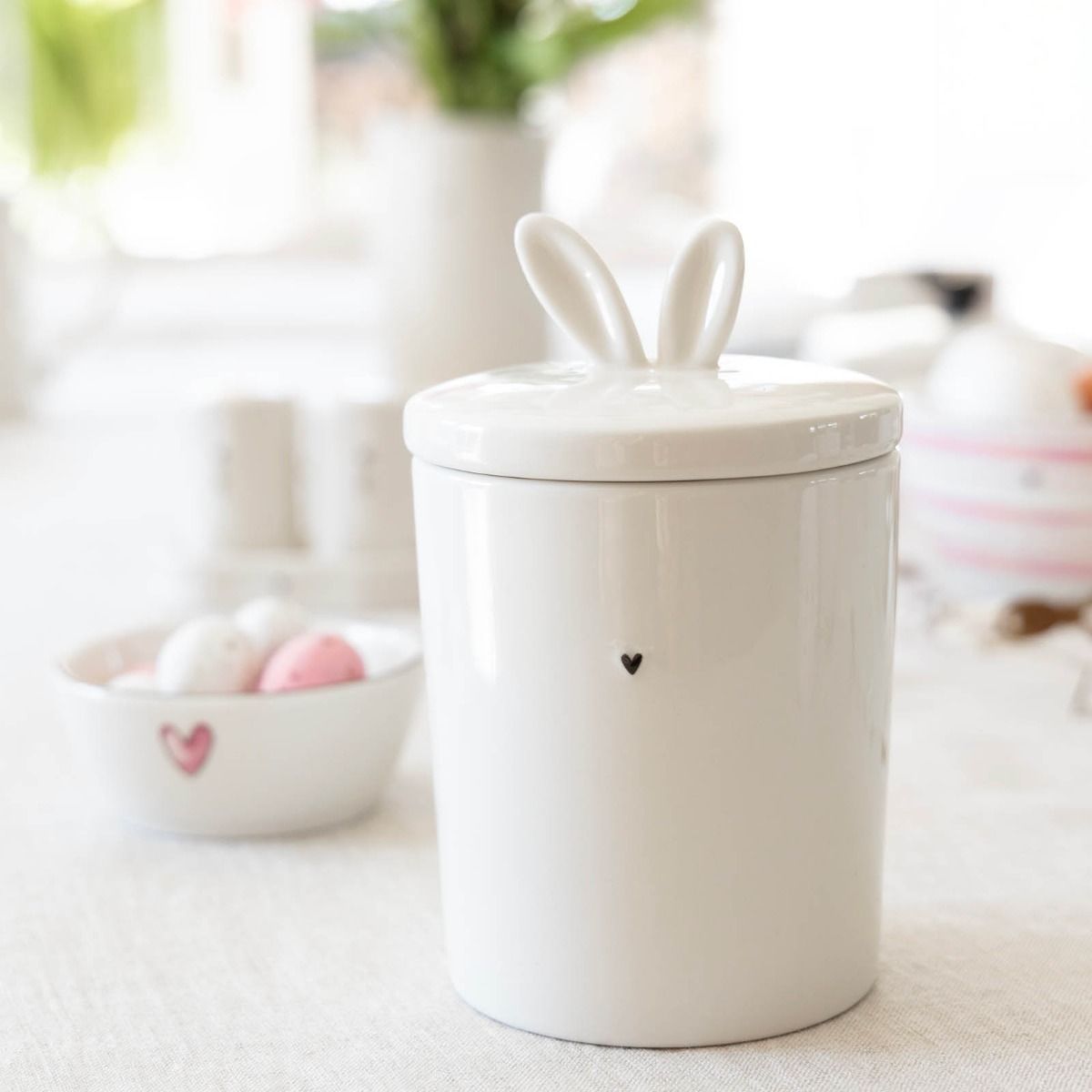 Vorratsdose "Bunny Ears" schwarz - Bastion Collections