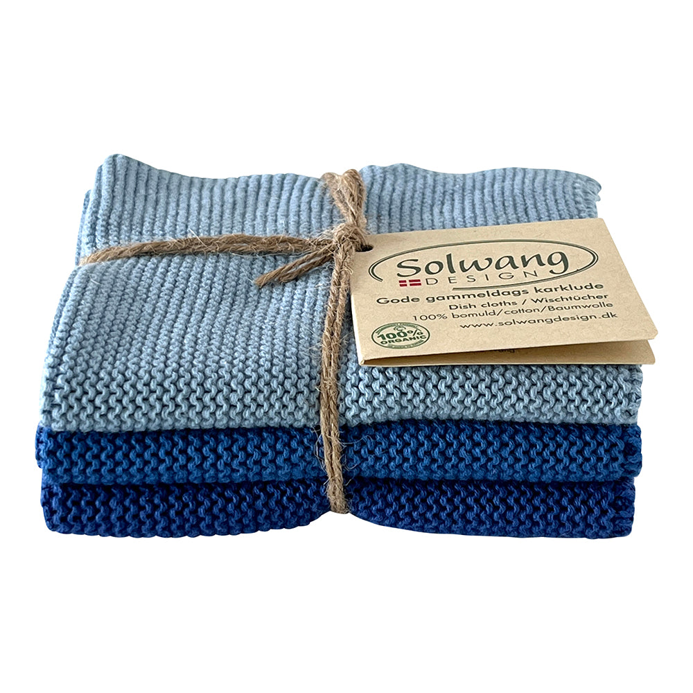 Wischtücher Klares Blau Kombi 3er Set - Solwang Design