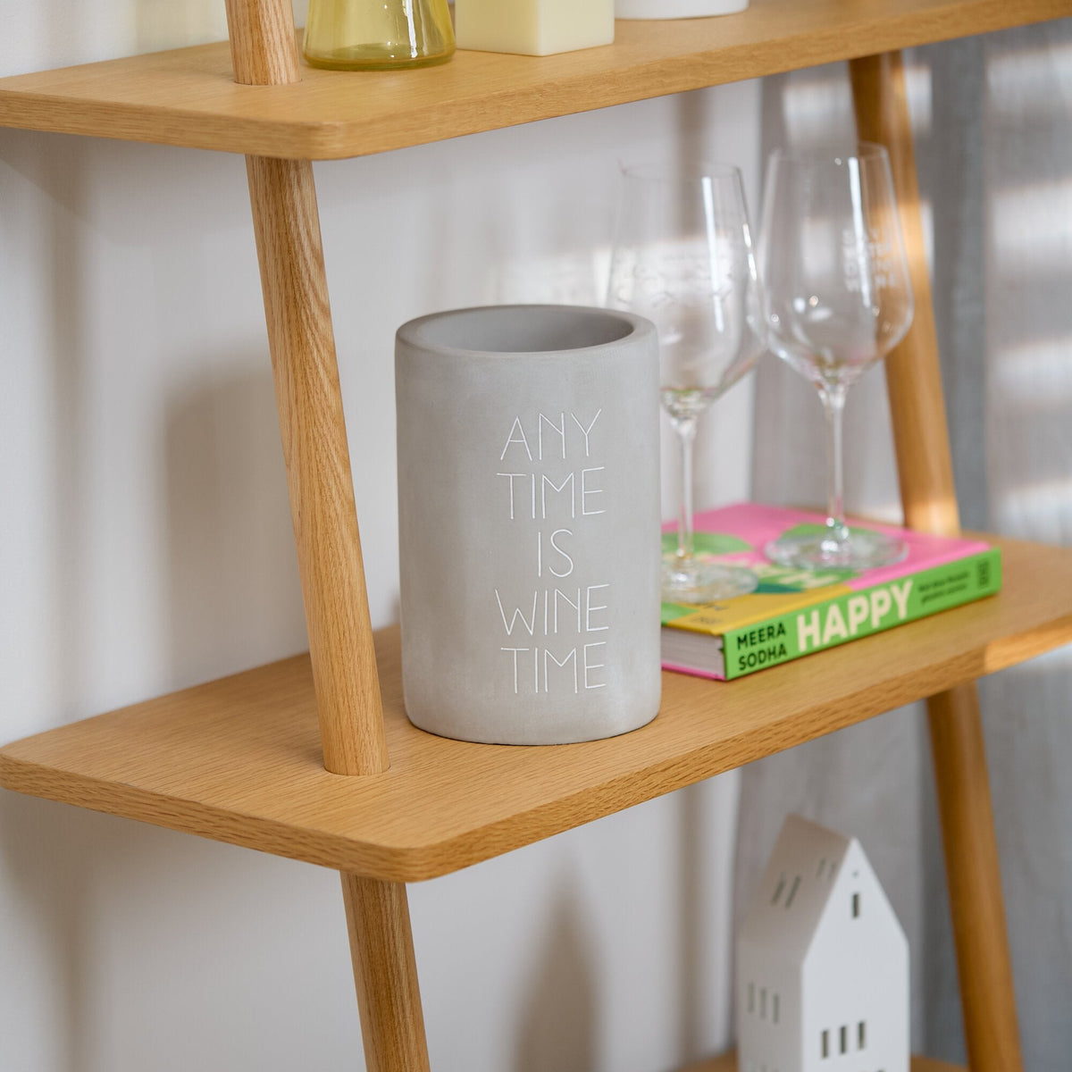 Bottle cooler "ANY TIME IS WINE TIME" - Räder (Image 2)