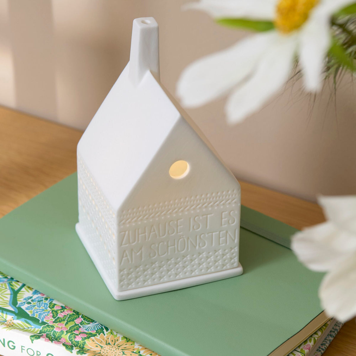 Casa con luce "Zuhause ist es am schönsten" – fatta a mano - Räder (Immagine 2)
