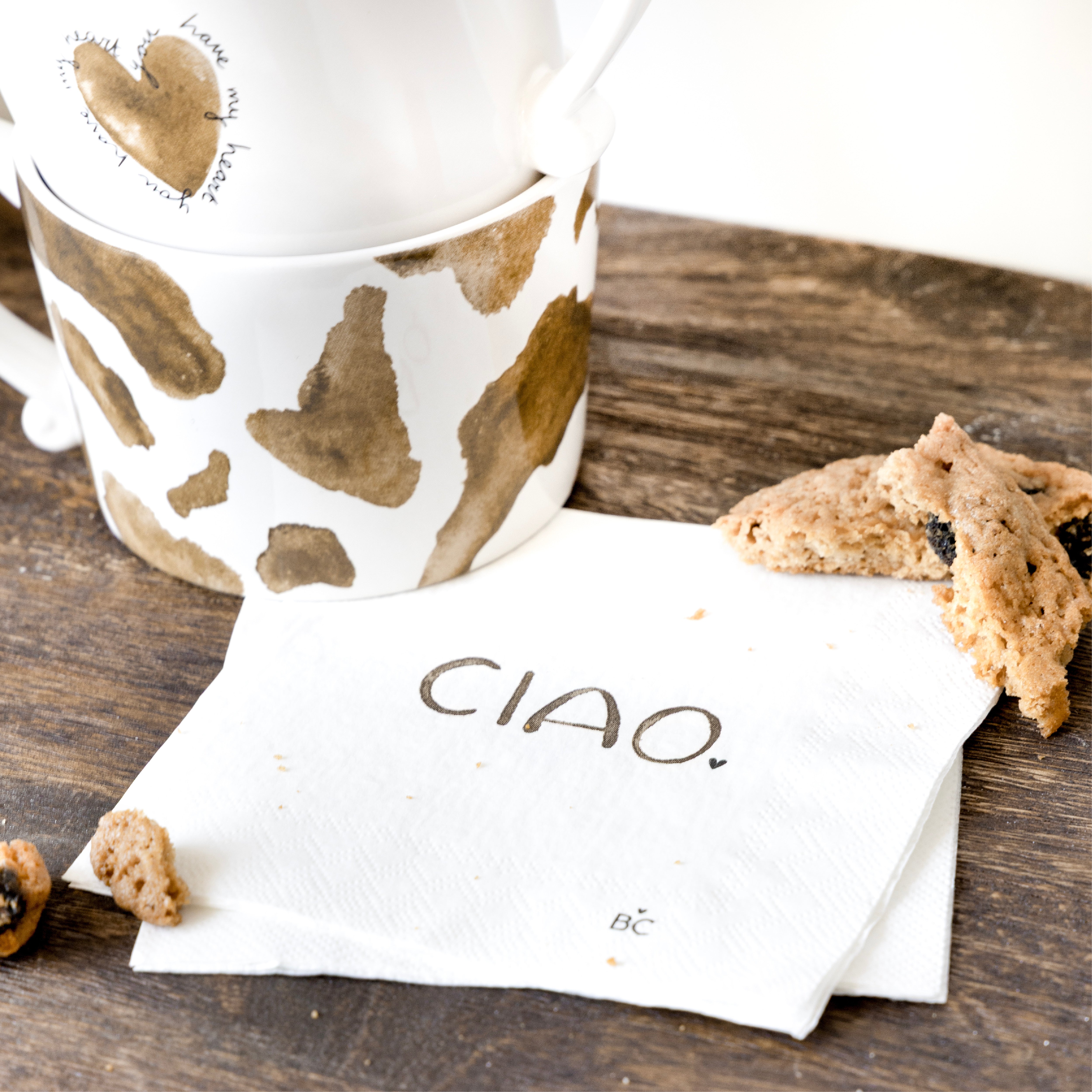 Serviette "CIAO" Cocktail - Bastion Collections (Bild 2)