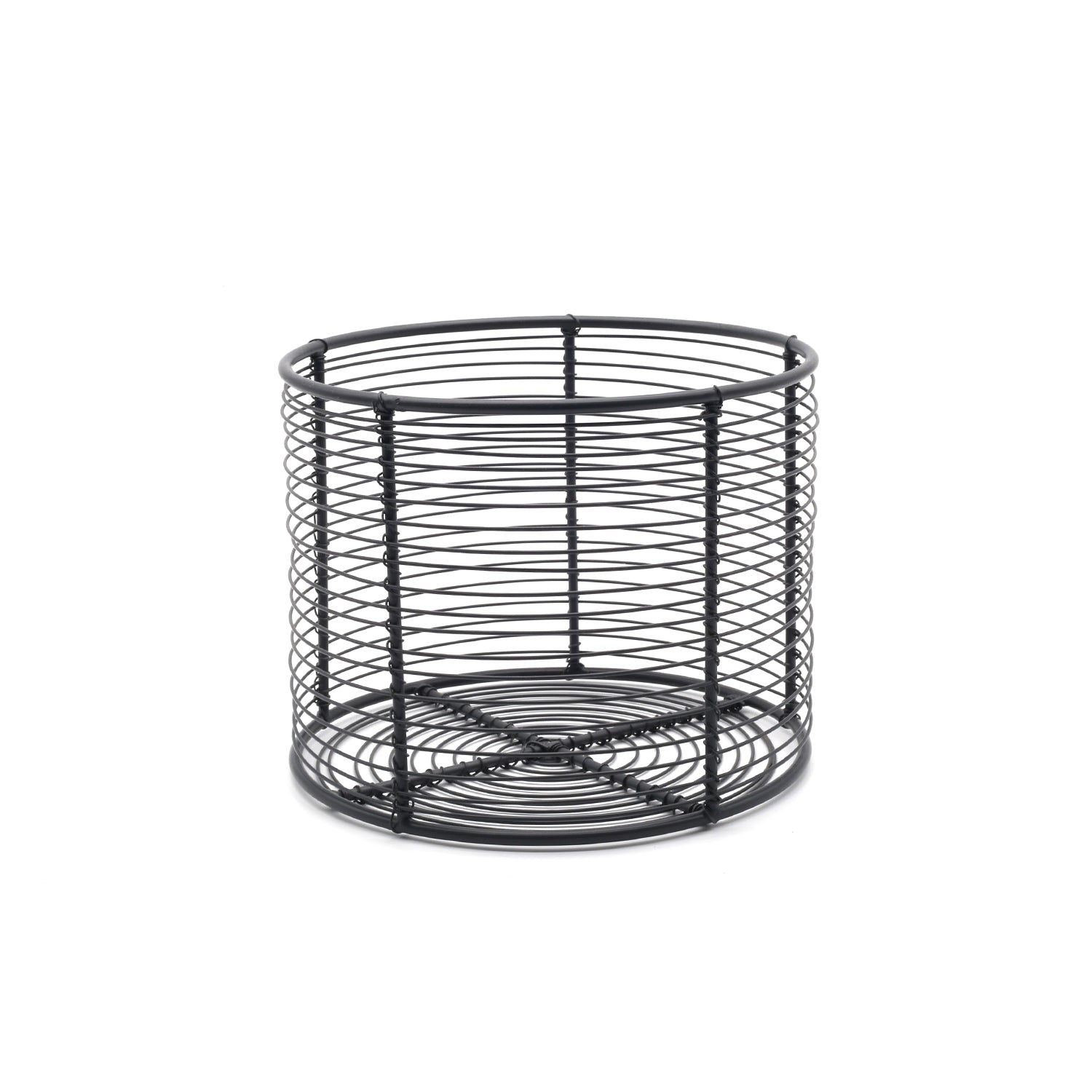 Aufbewahrungskorb Draht rund 19cm - Eulenschnitt