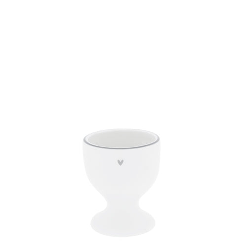 Eierbecher "heart" grau - Bastion Collections