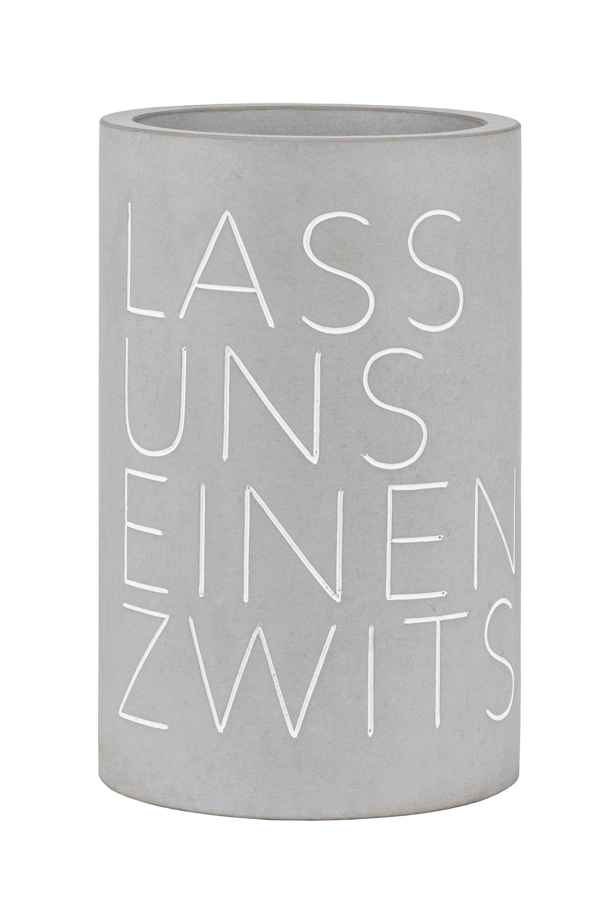 Flaschenkühler "LASS UNS EINEN ZWITSCHERN" - Räder