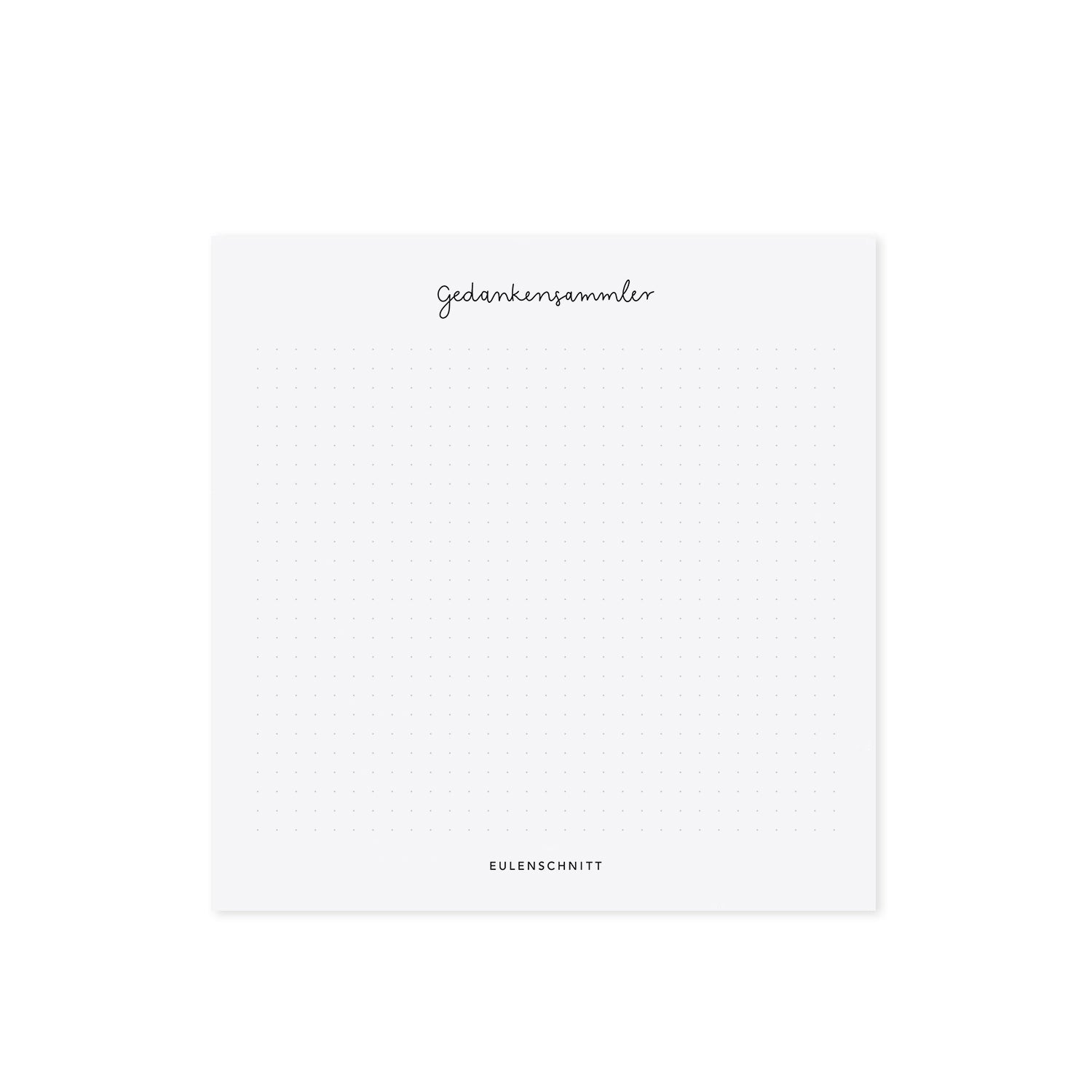 Block "Gedankensammler" - Eulenschnitt