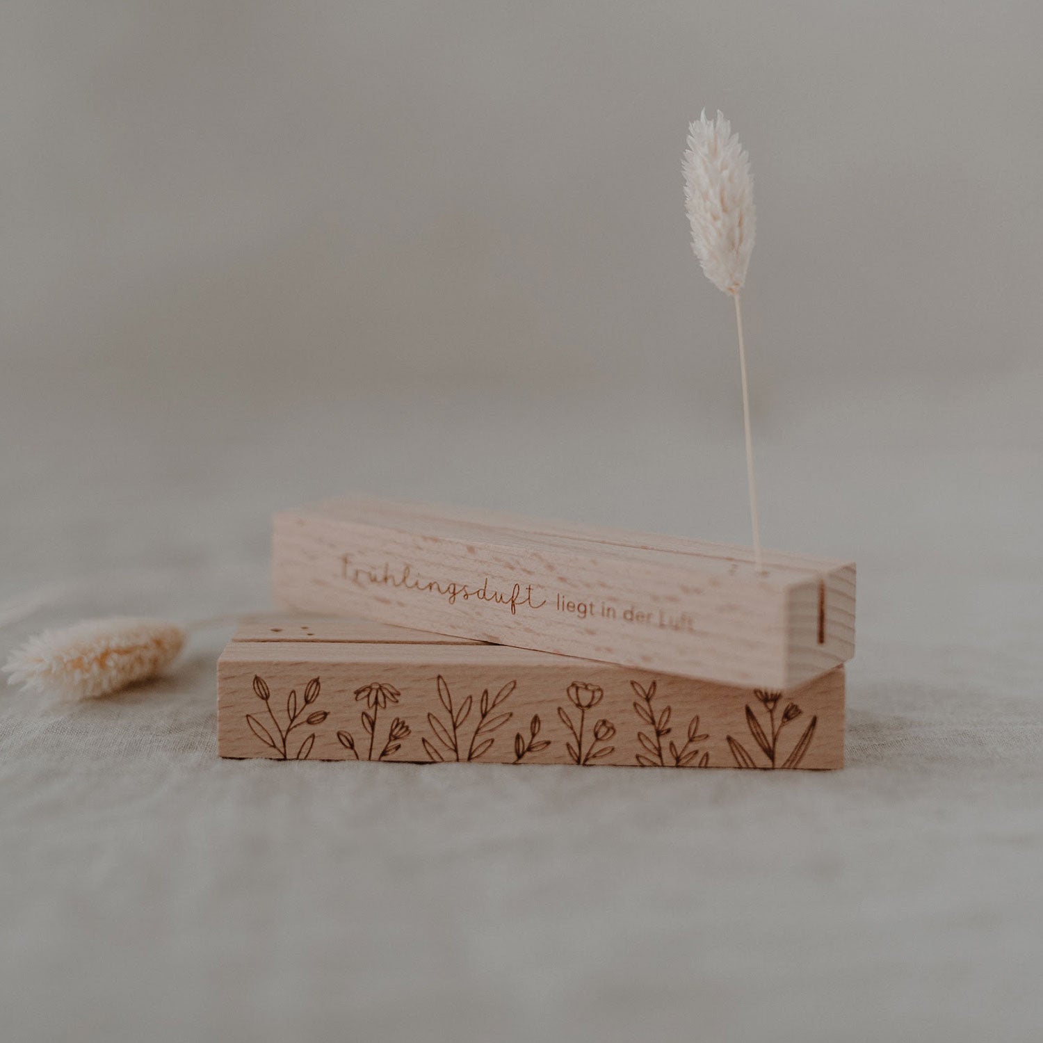 Blumen– & Kartenständer Frühling 2er Set - Eulenschnitt