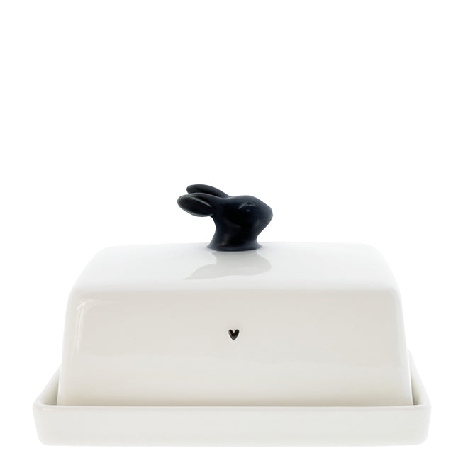 Butterdose Hase schwarz - Bastion Collections