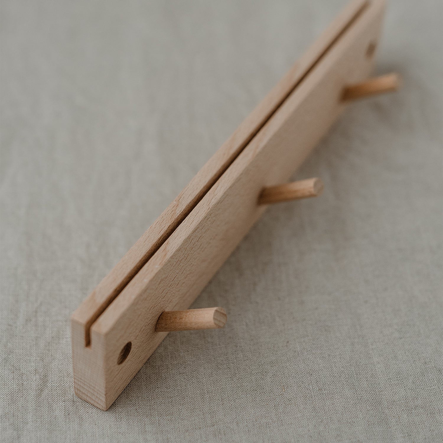 Hakenleiste mit Kartenhalter 25cm - Eulenschnitt