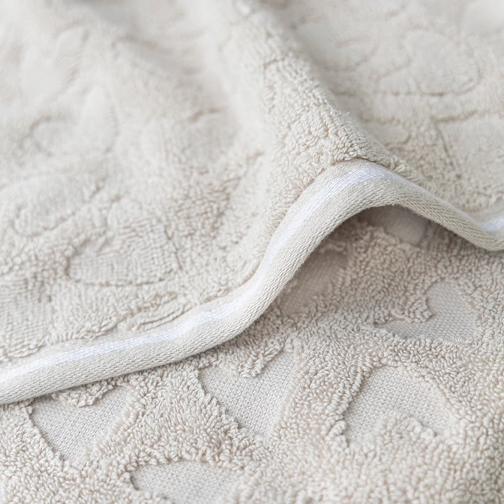 Handtuch "hearts" 50x50cm beige - Bastion Collections