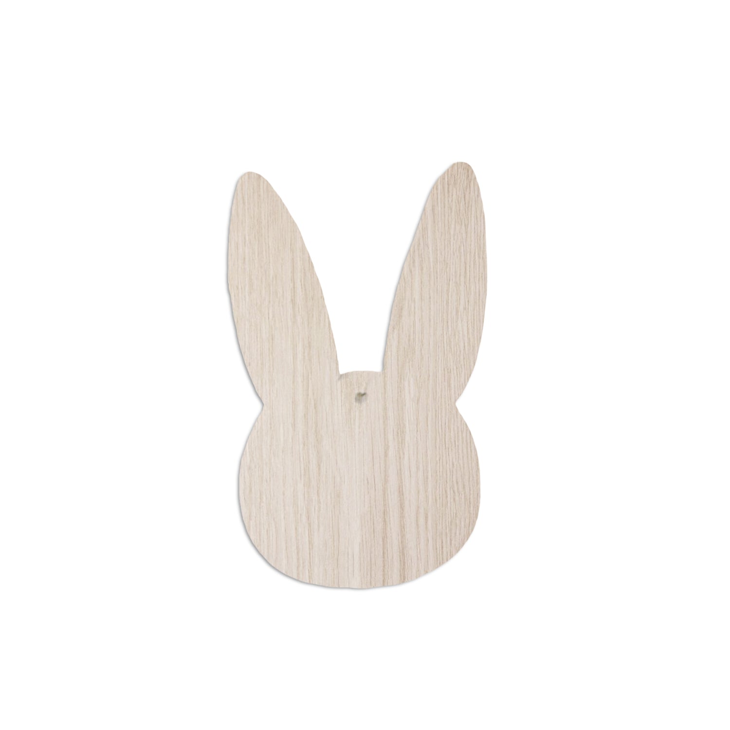 Holzanhänger Hase natur 8er Set - Eulenschnitt