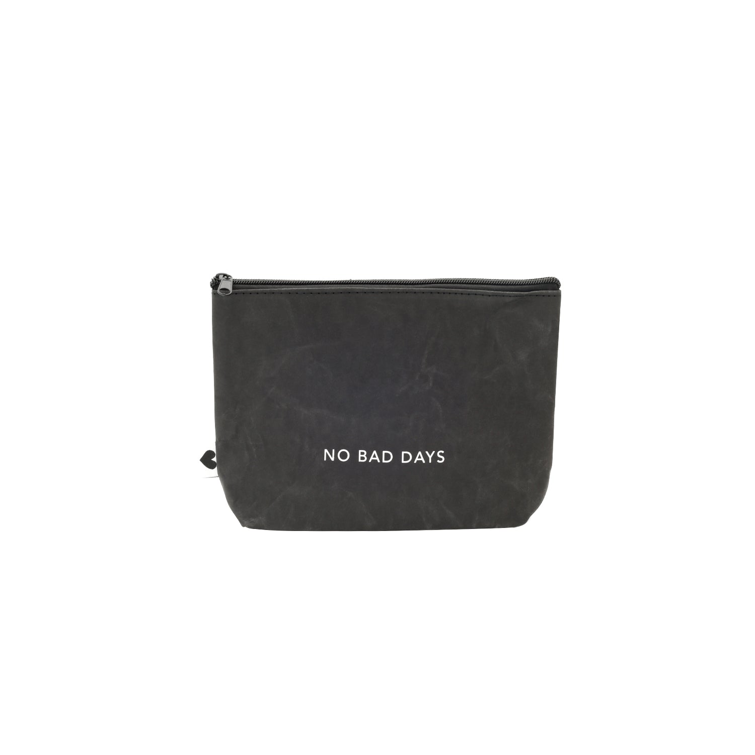 Kosmetiktasche "No bad days" schwarz - Eulenschnitt