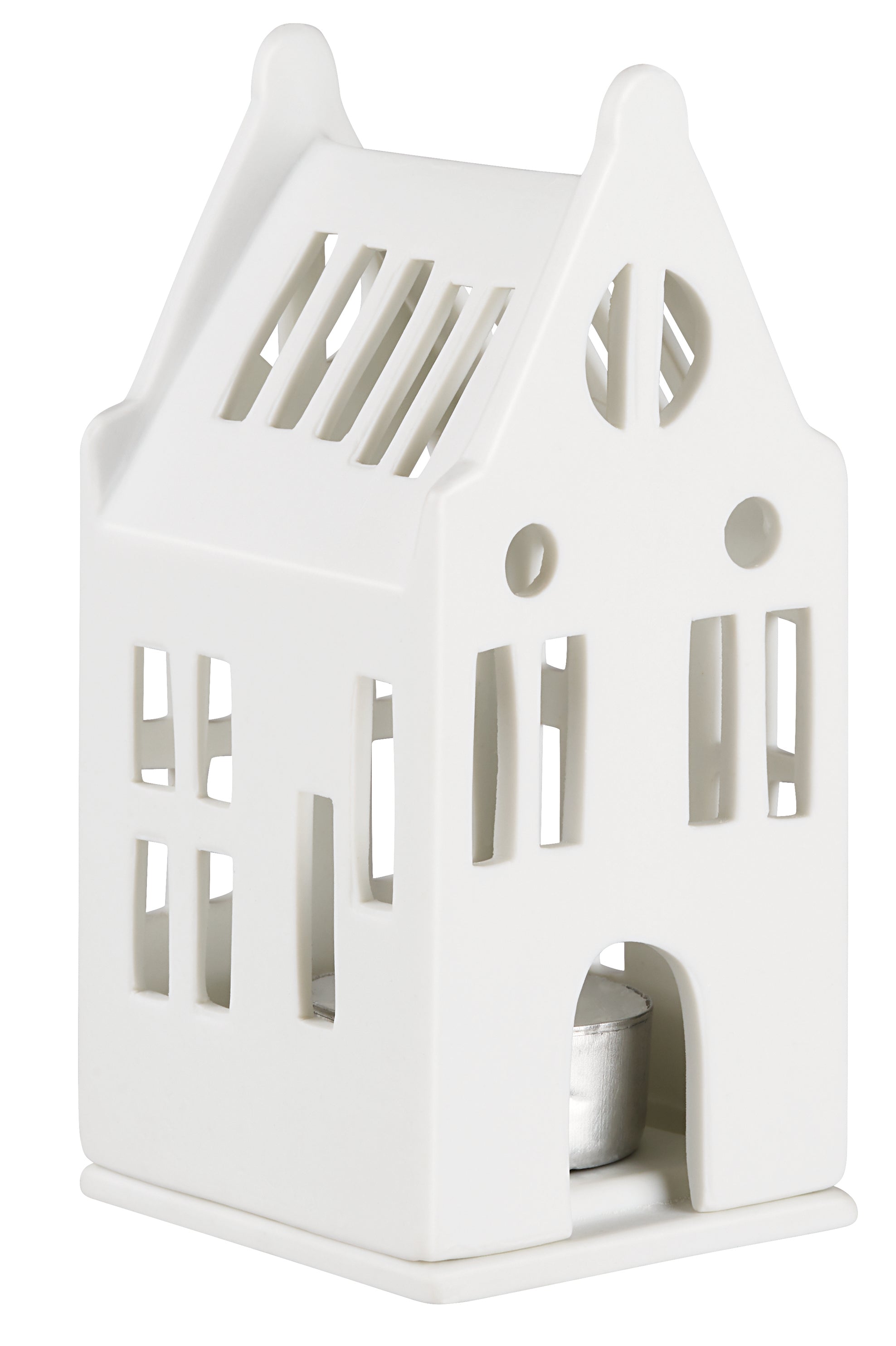 Mini Lichthaus Herrenhaus – handgefertigt - Räder