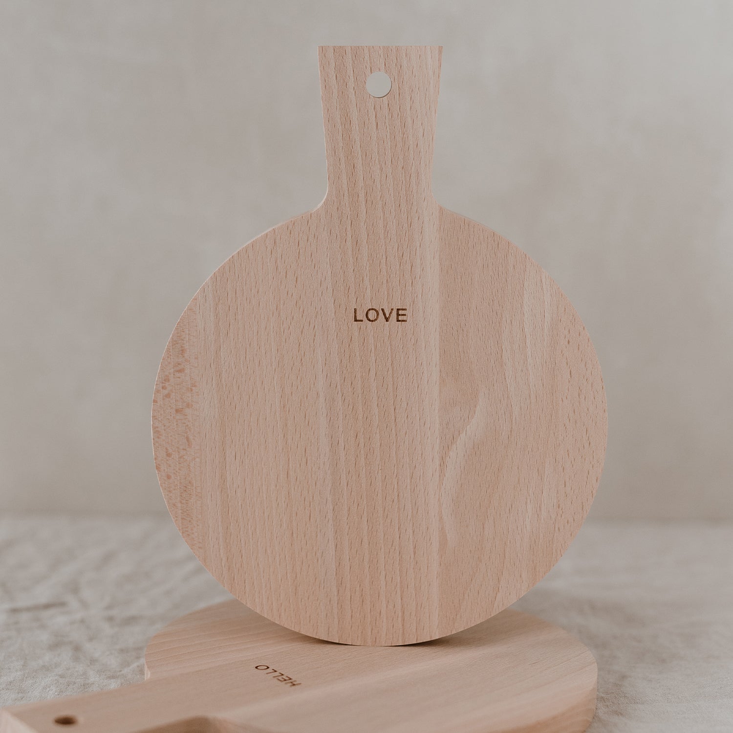 Mini Schneidebretter "Hello Love" 2er Set - Eulenschnitt