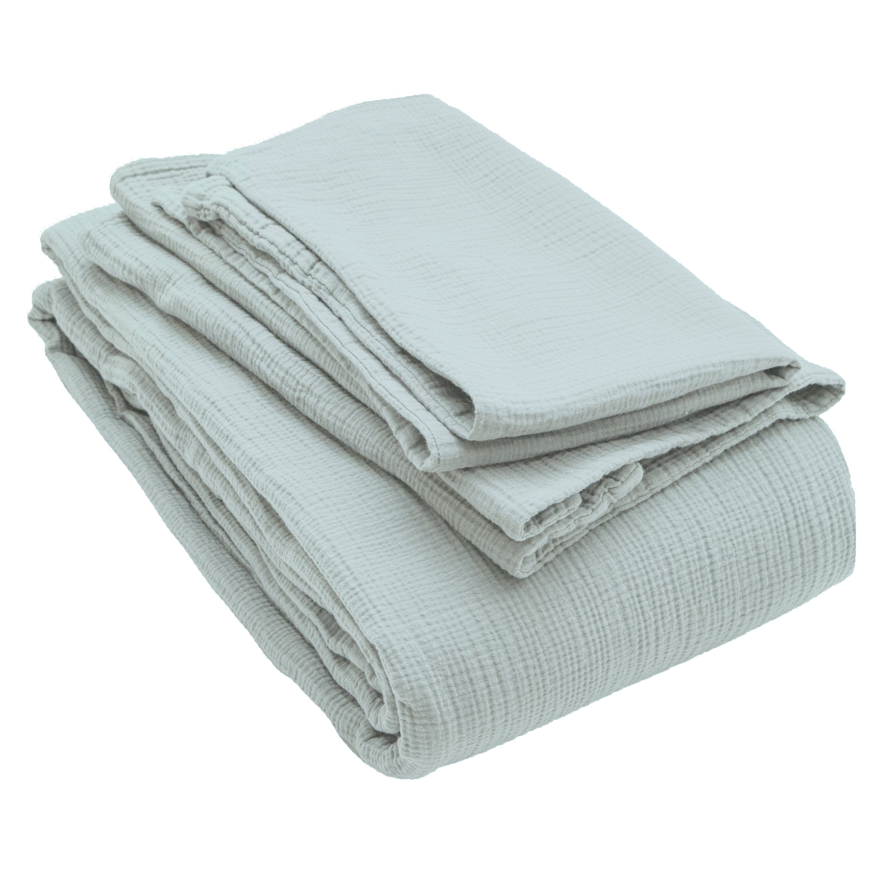 Musselin Kissenbezug Jula mint 50x70cm - Farbliebe