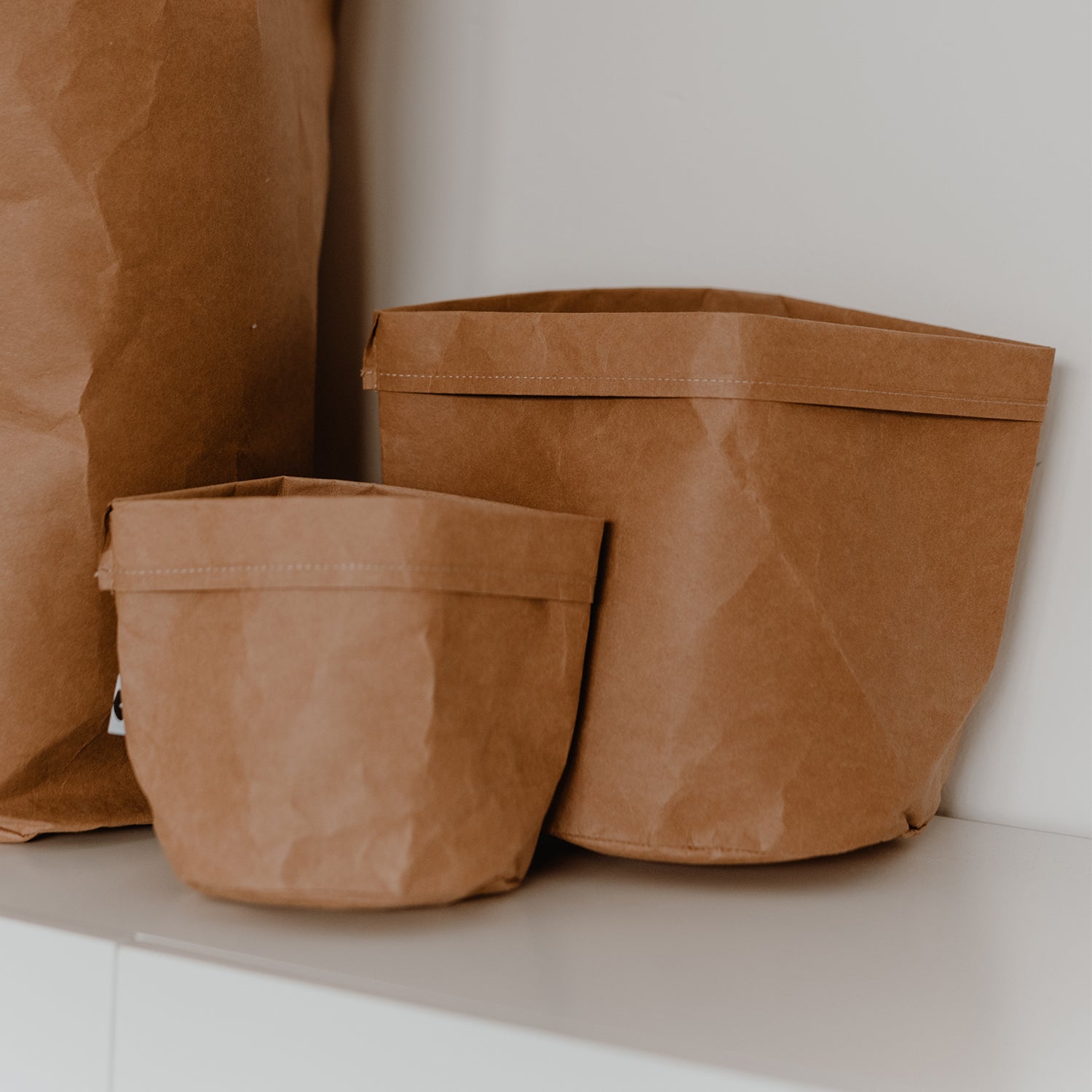 Paper bag blank set of 2 brown - Eulenschnitt