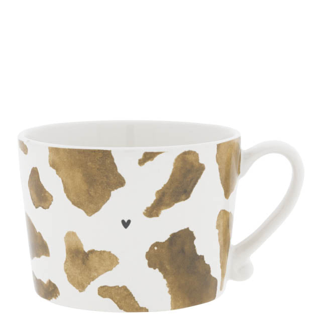Tasse "cow print" gross braun - Bastion Collections (Bild 2)