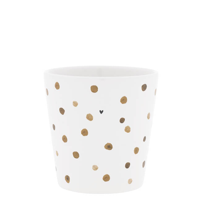 Becher "confetti" braun - Bastion Collections