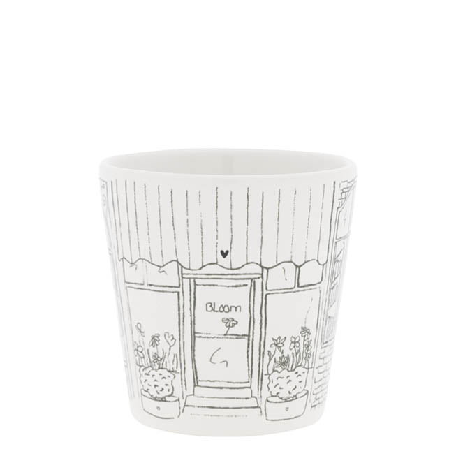 Becher "Window Shopping" schwarz - Bastion Collections