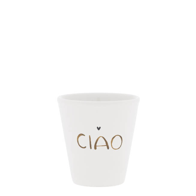 Espressobecher "CIAO" braun - Bastion Collections
