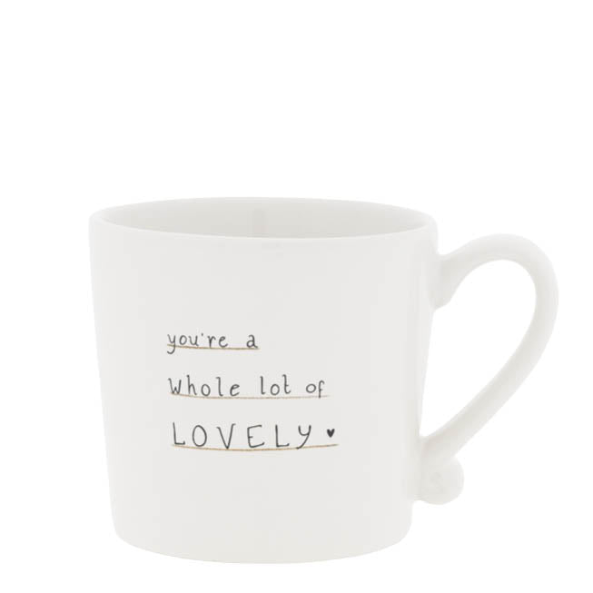 Tasse "whole lot of lovely" braun - Bastion Collections