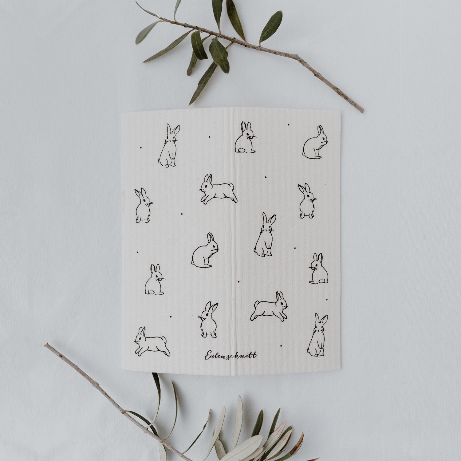 Schwammtücher Kaninchen 3er Set - Eulenschnitt