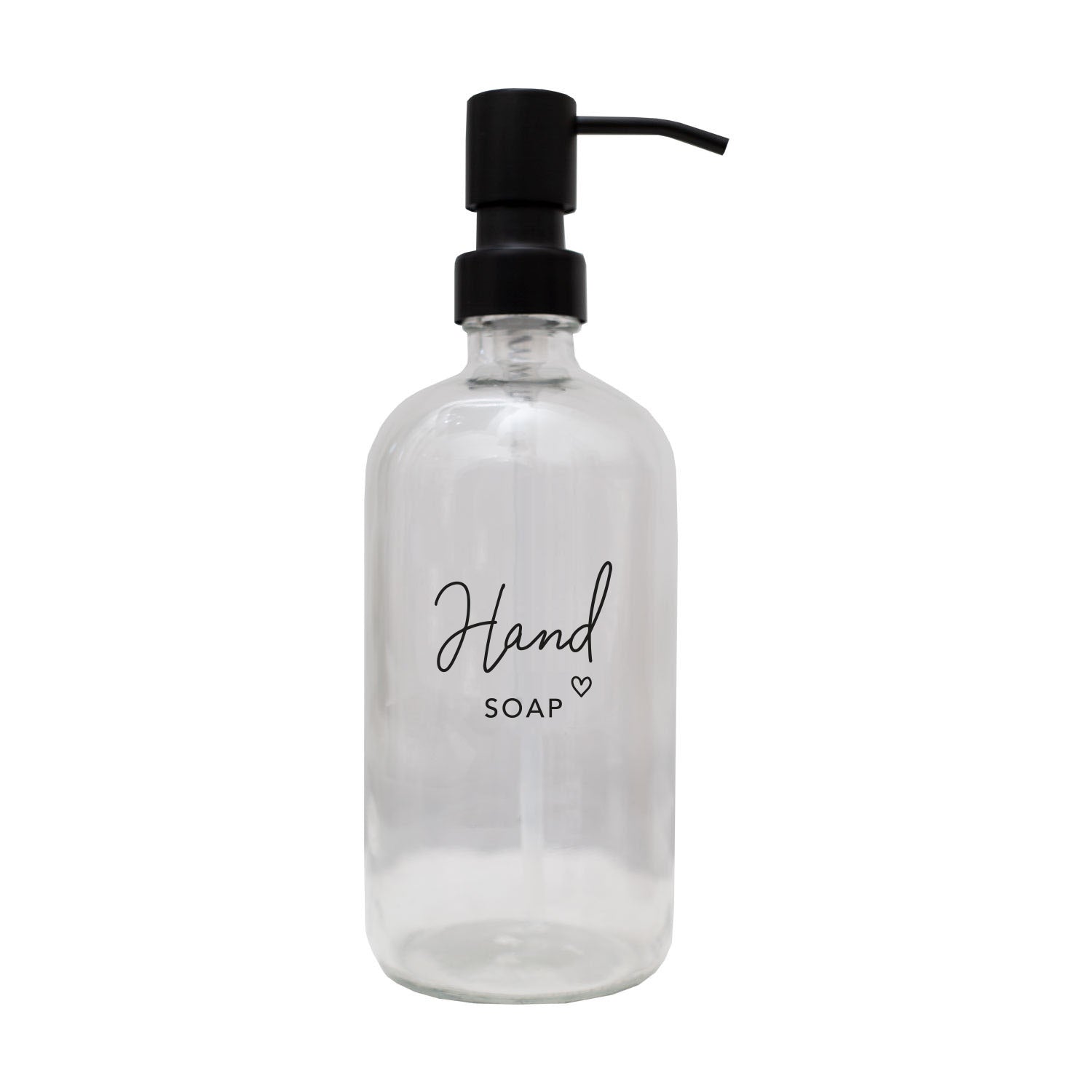 Seifenspender "Handsoap" 500ml transparent - Eulenschnitt