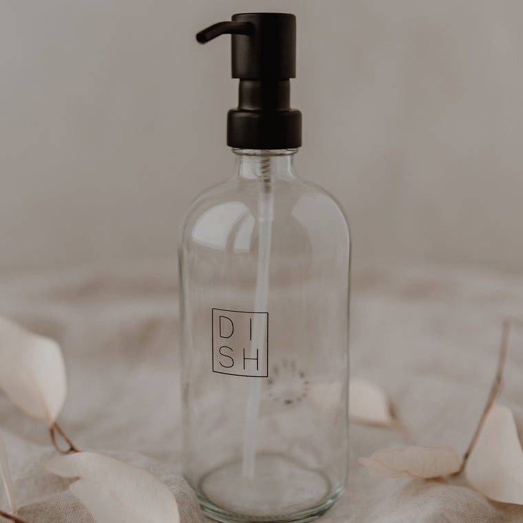 Soap dispenser "DISH" 500ml transparent - Eulenschnitt