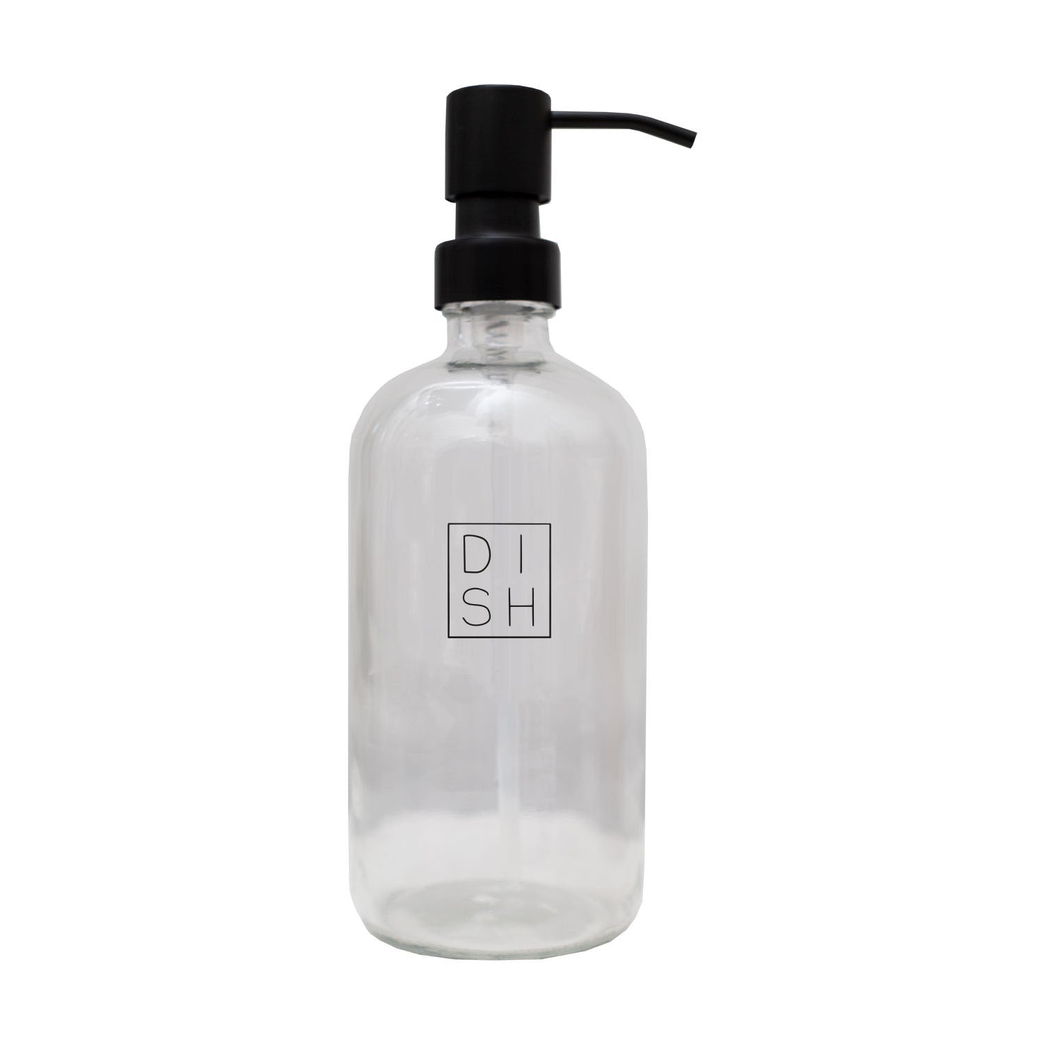 Seifenspender "DISH" 500ml transparent - Eulenschnitt
