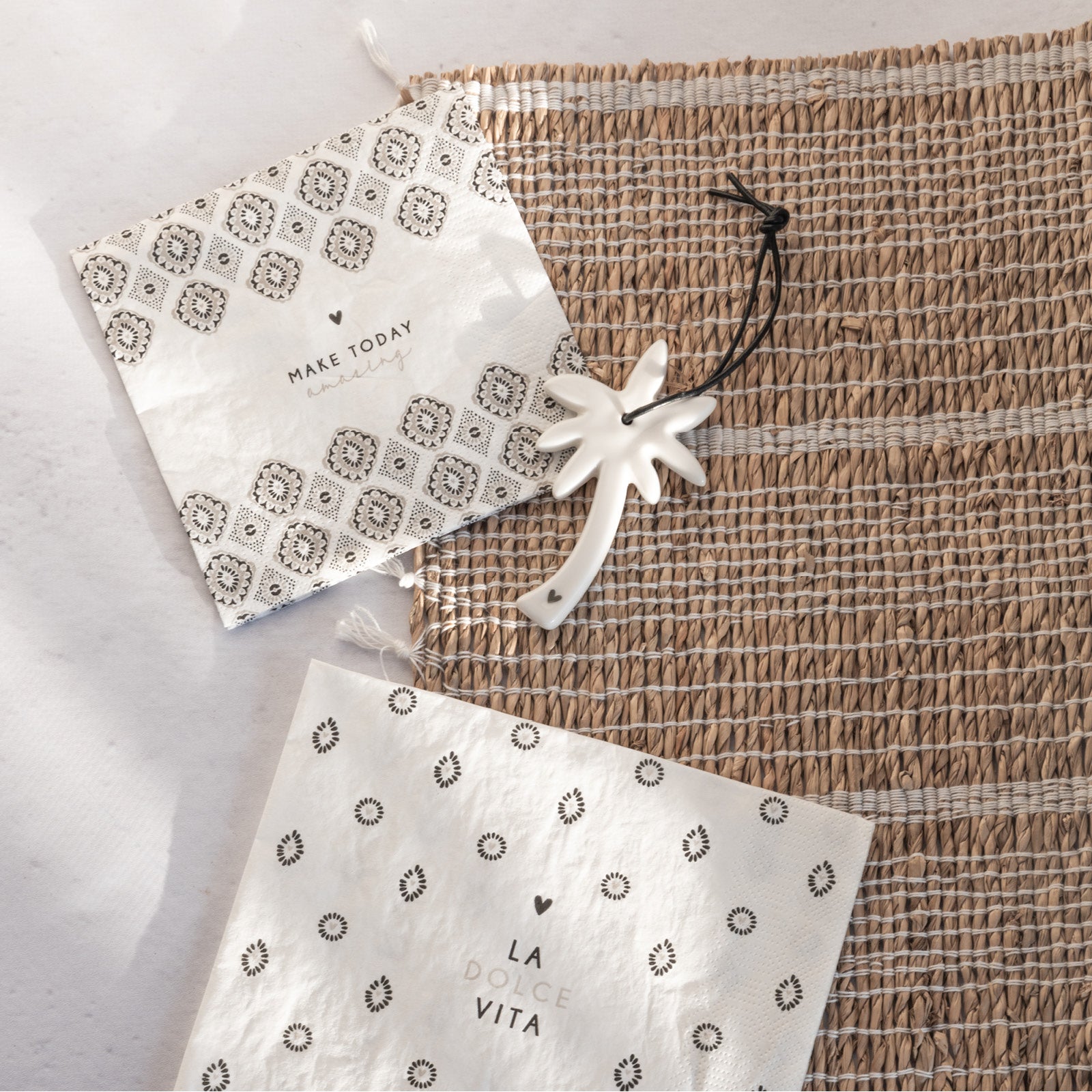 Serviette "La Dolce Vita" Lunch - Bastion Collections