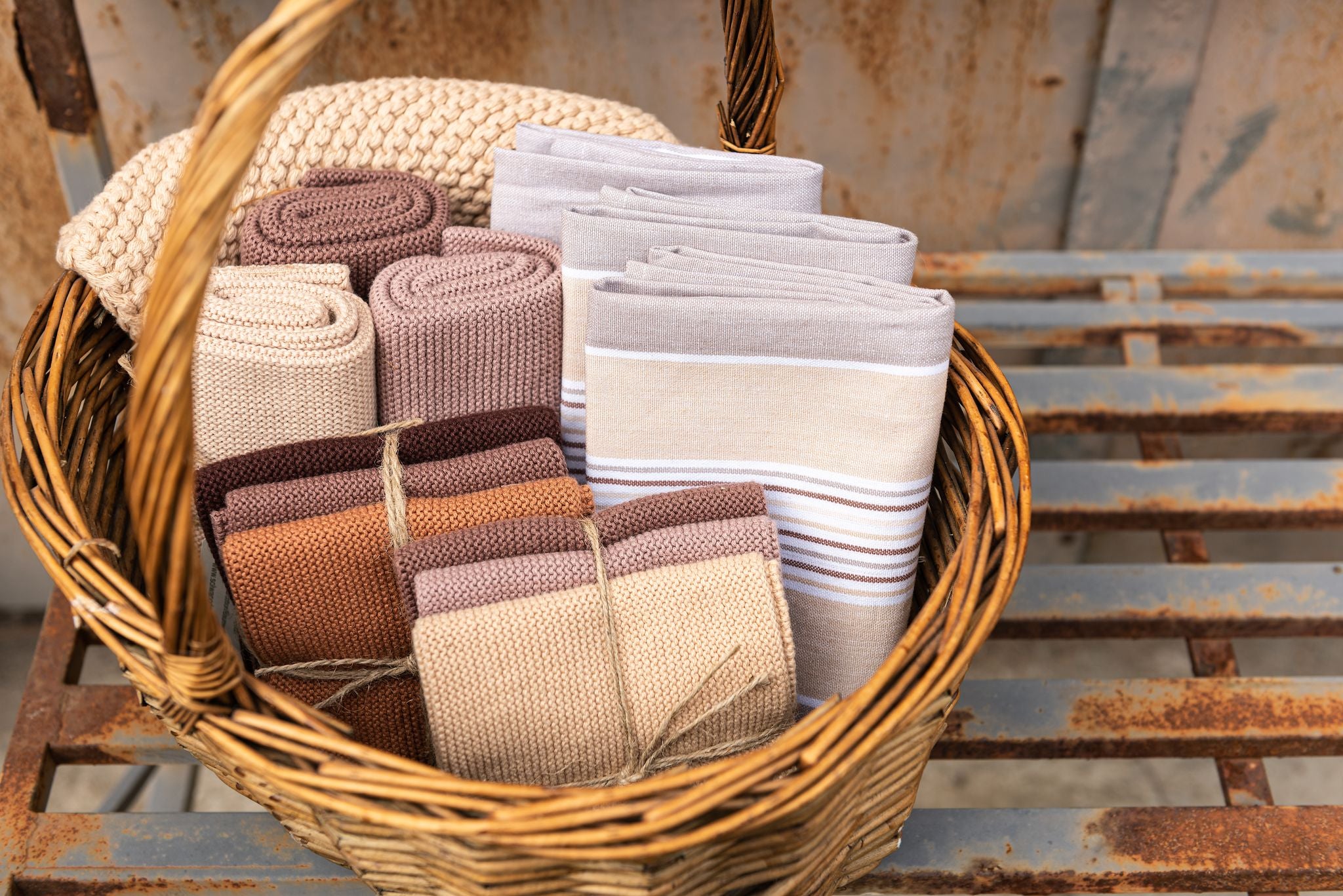 Handtuch Dunkel Sand - Solwang Design