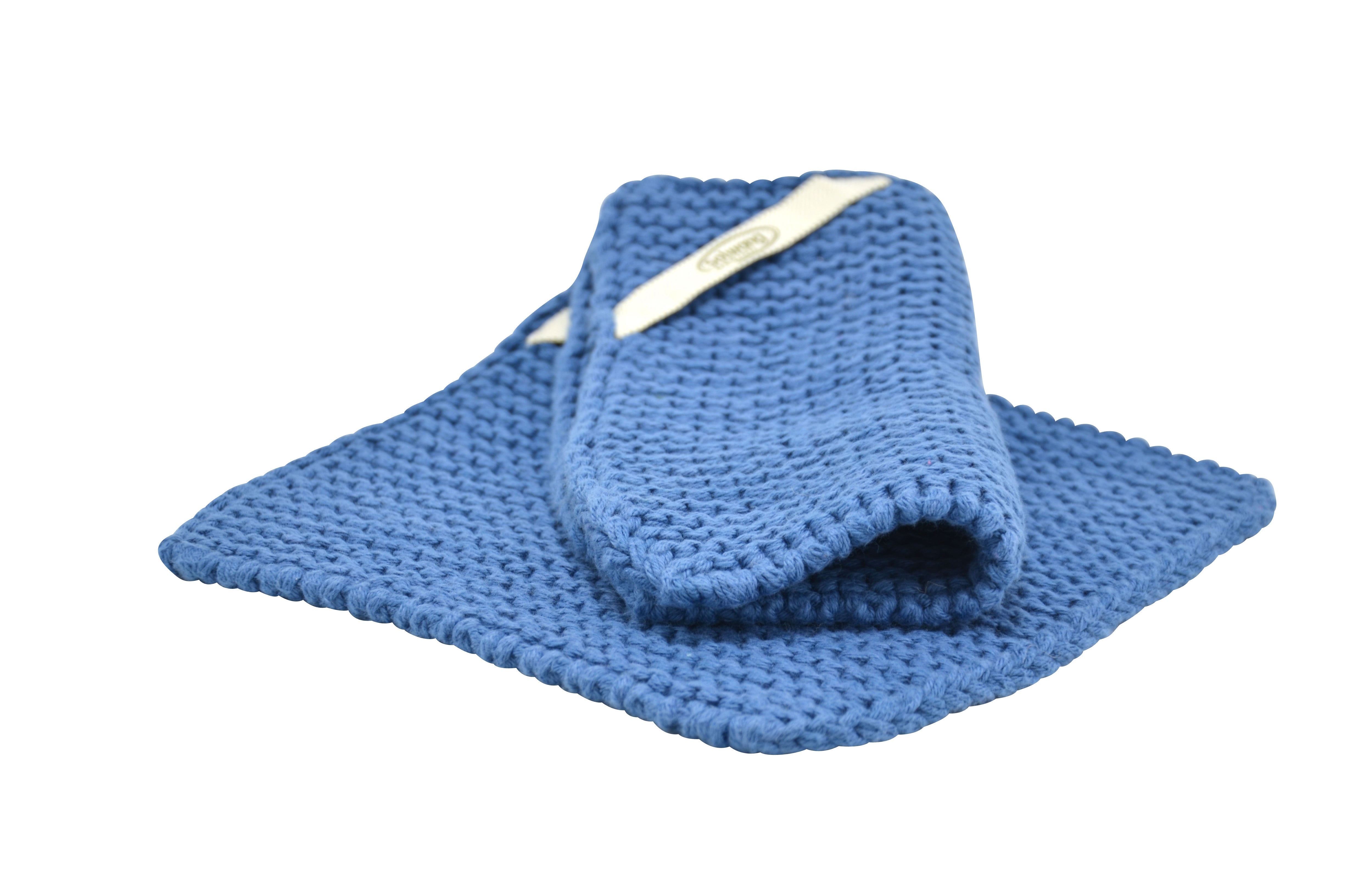 Topflappen Staubiges Blau 2er Set - Solwang Design
