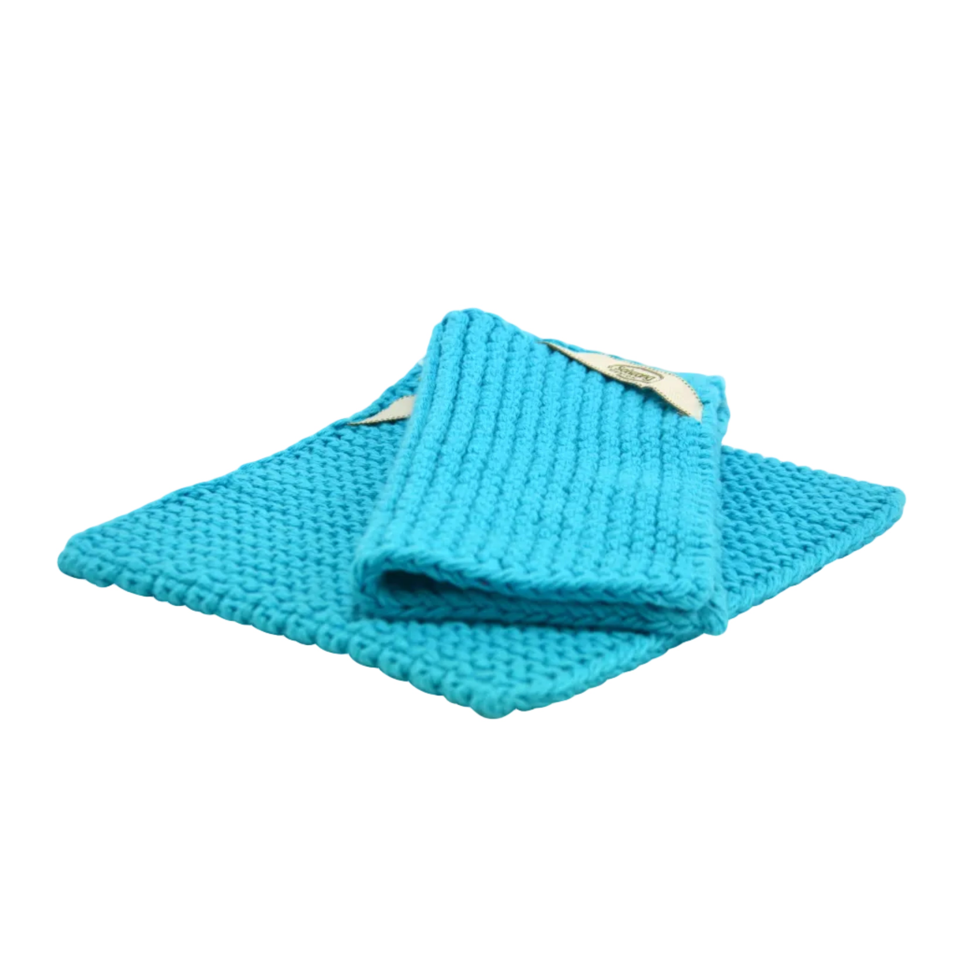 Topflappen Türkis 2er Set - Solwang Design