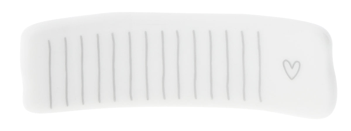 Sushi Stäbchenhalter "stripes" grau - Bastion Collections