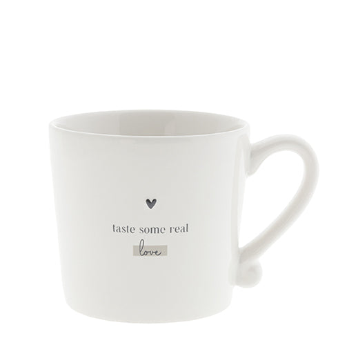 Tasse "Taste some real love" schwarz - Bastion Collections
