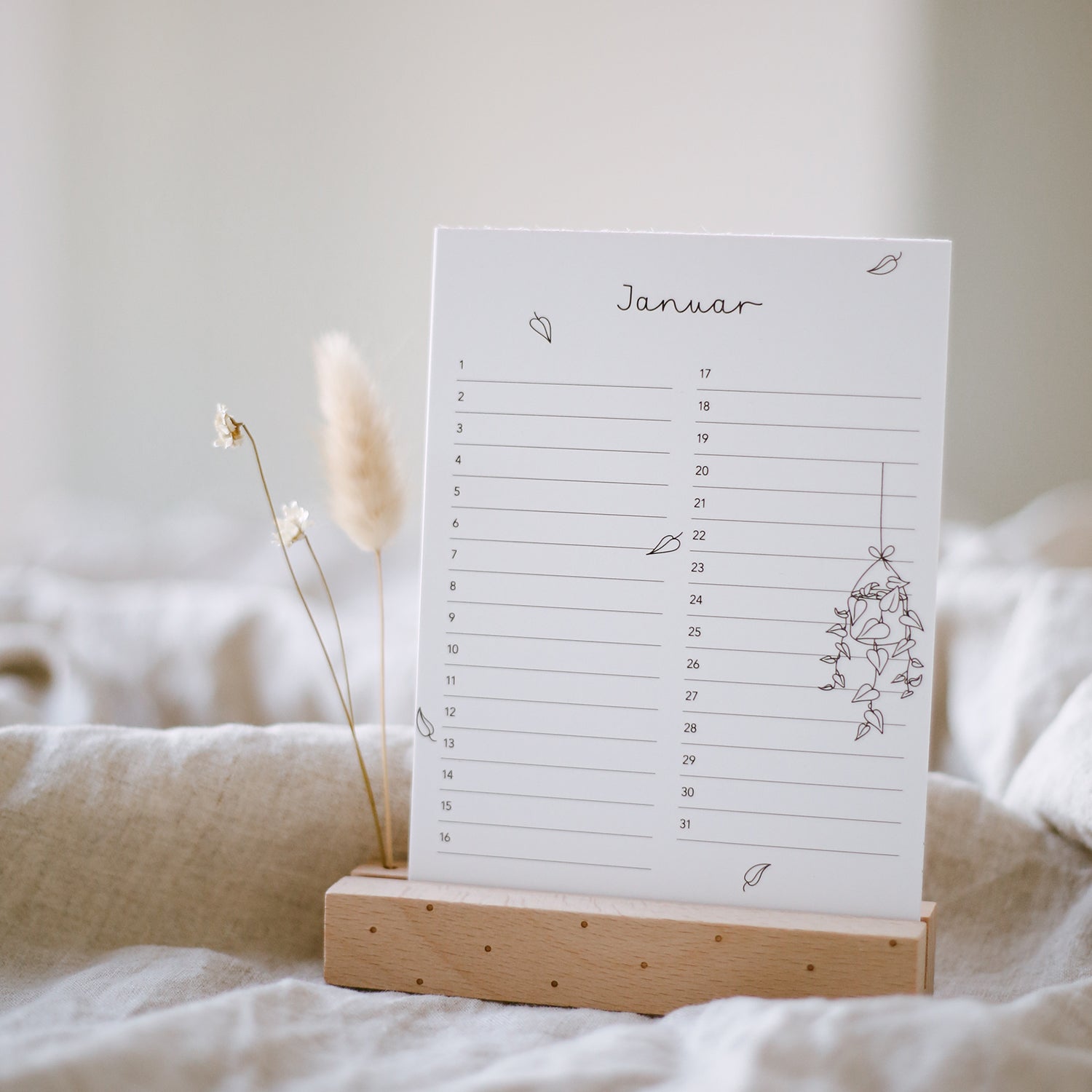 Tischkalender Geburtstage - Eulenschnitt