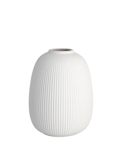 Vase "Åby" L weiss - Storefactory